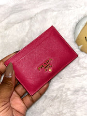 Prada Pink Card Holder