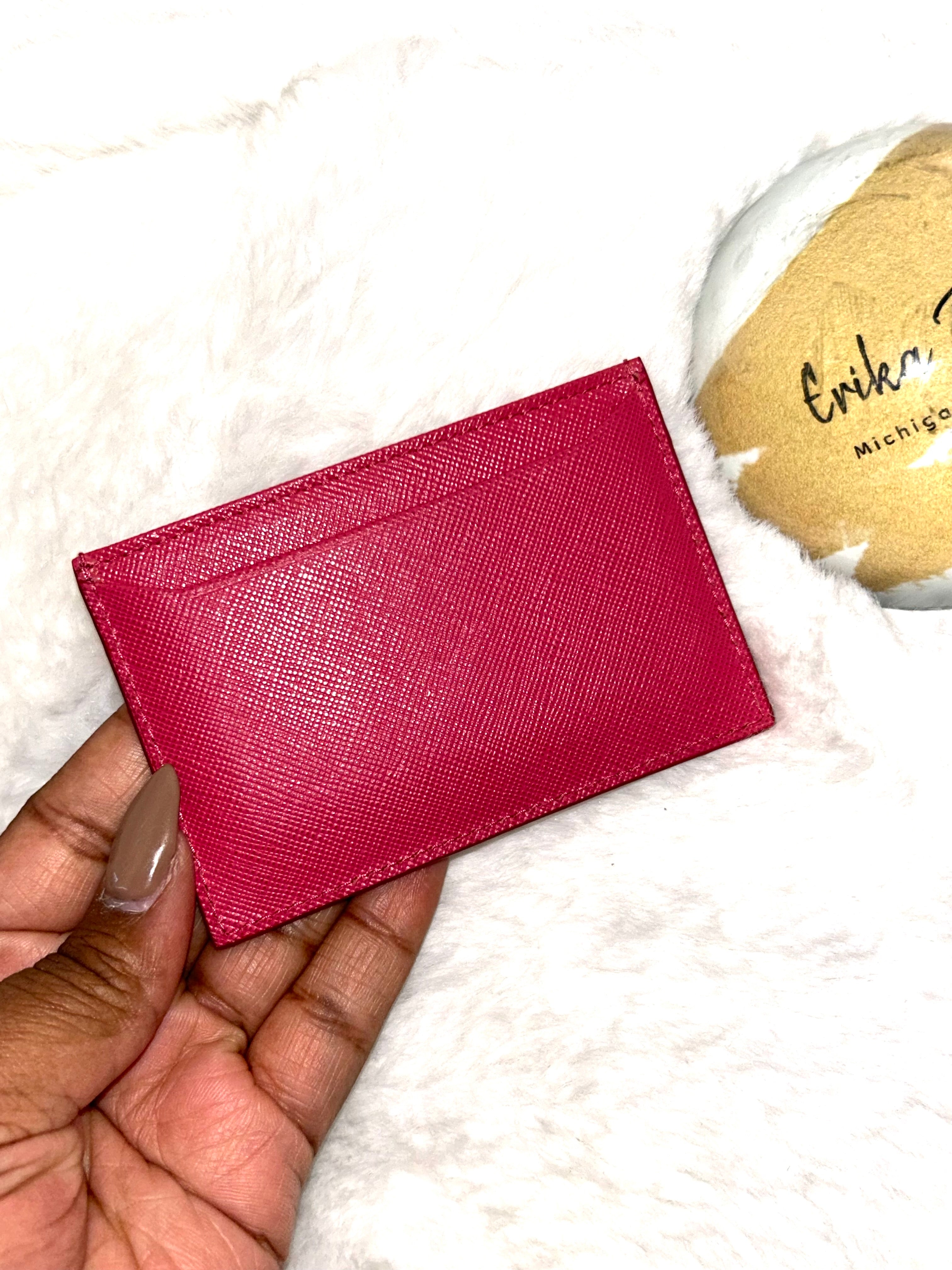 Prada Pink Card Holder
