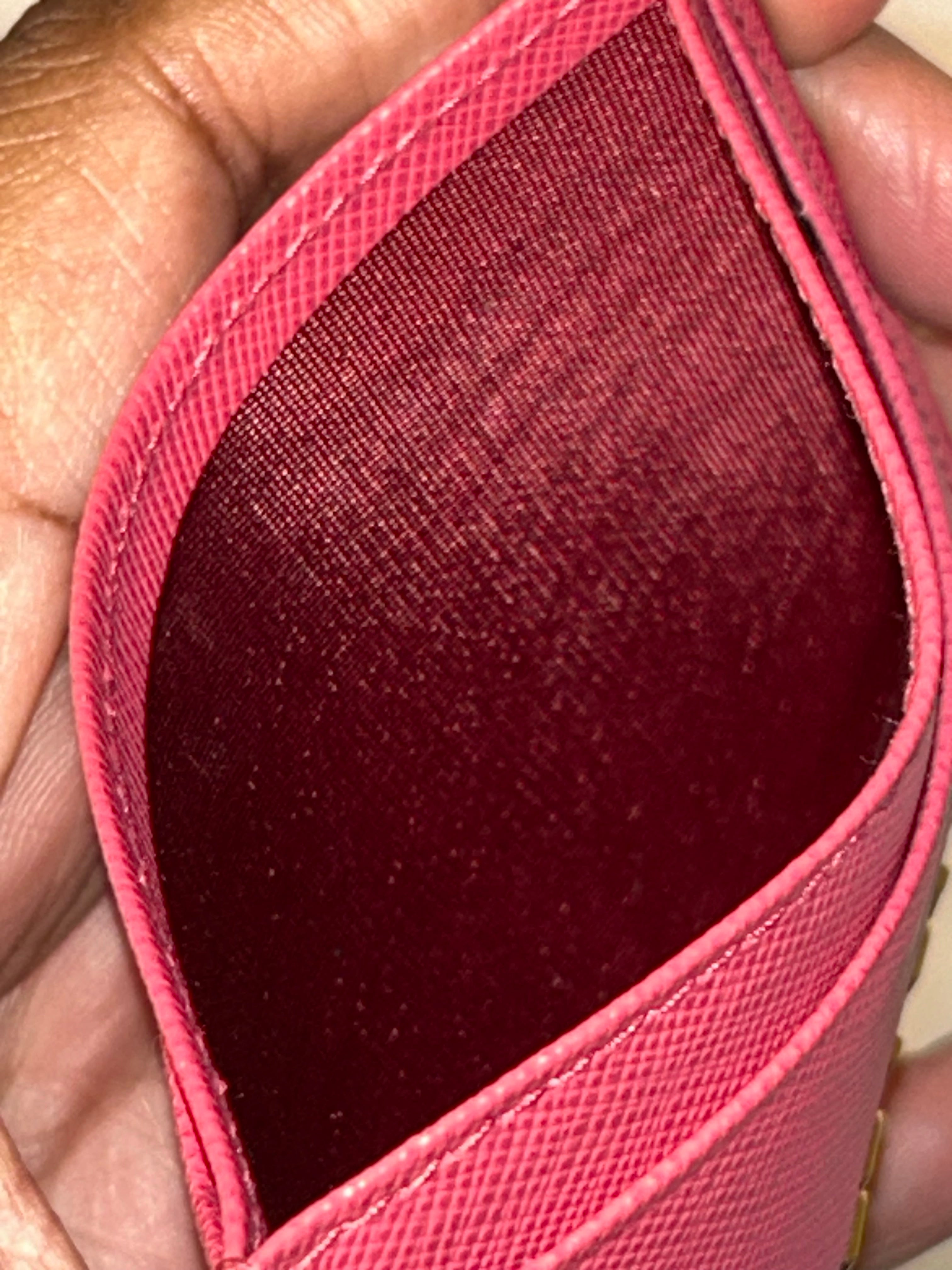 Prada Pink Card Holder