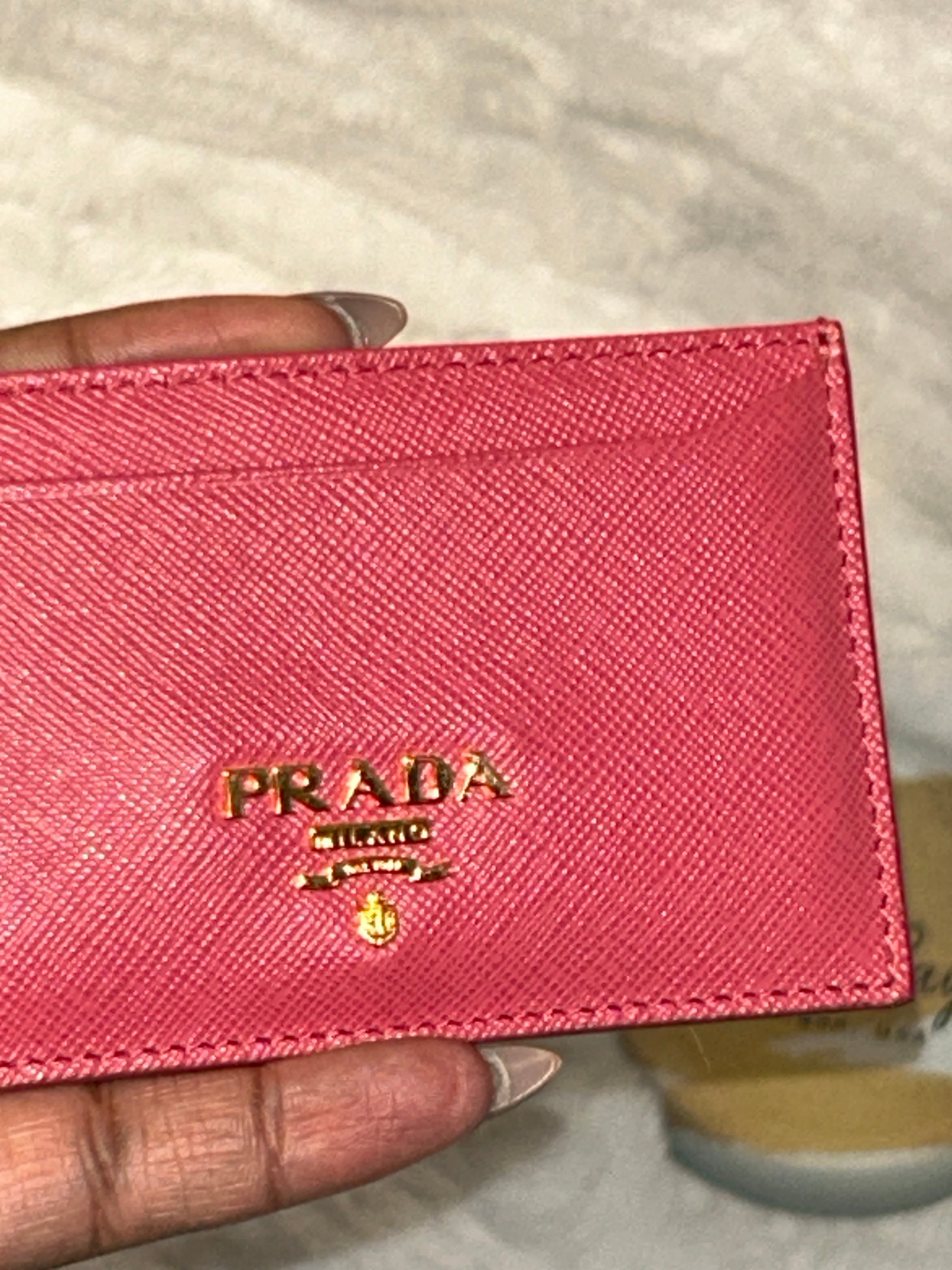 Prada Pink Card Holder