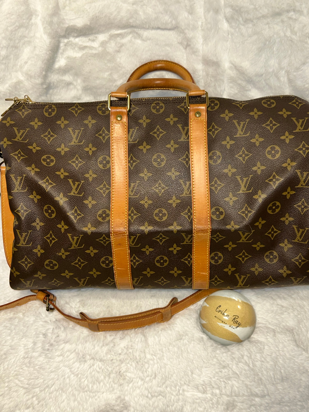 LV Monogram Keepall 45 Bando