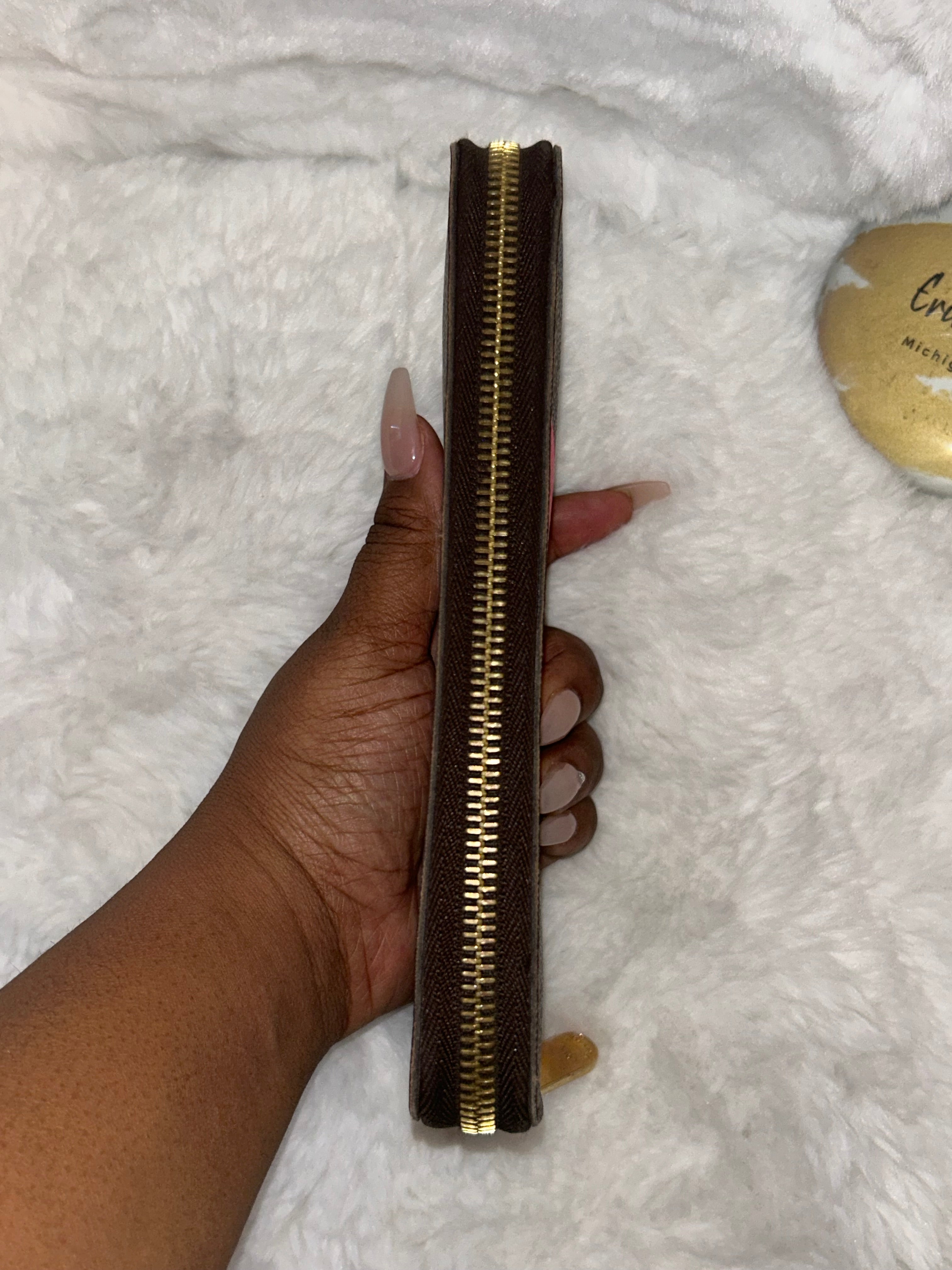 LV Limited Edition V Zippy Monogram Wallet