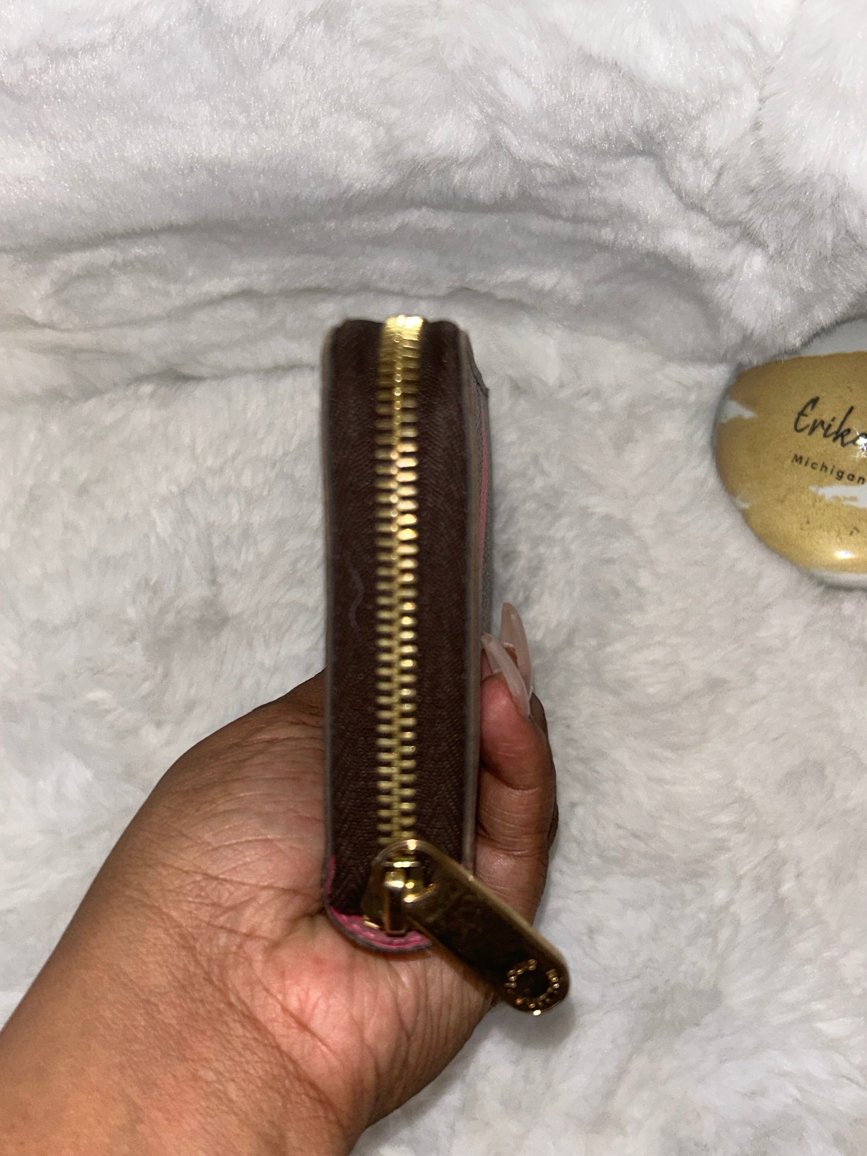 LV Limited Edition V Zippy Monogram Wallet
