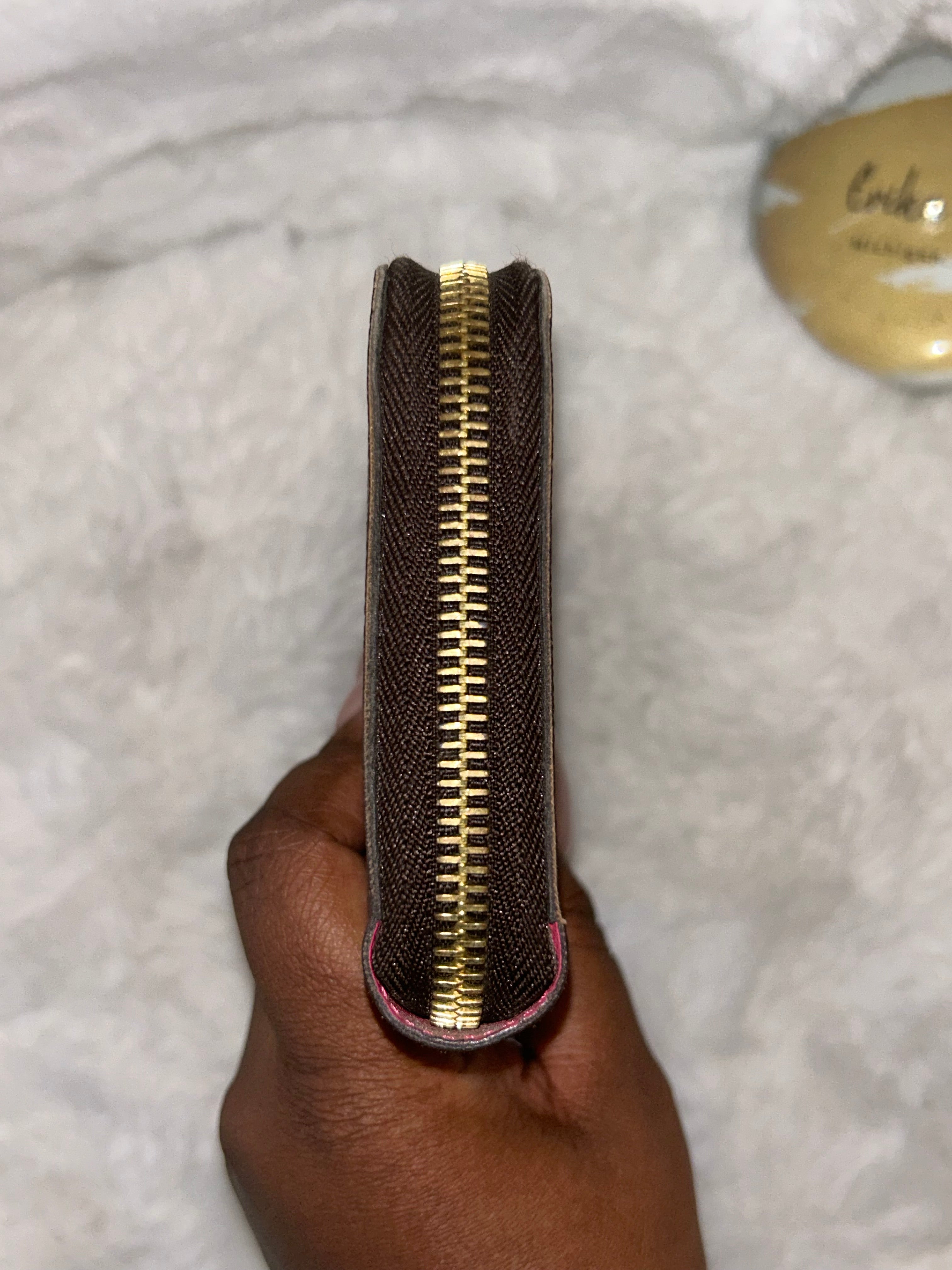 LV Limited Edition V Zippy Monogram Wallet