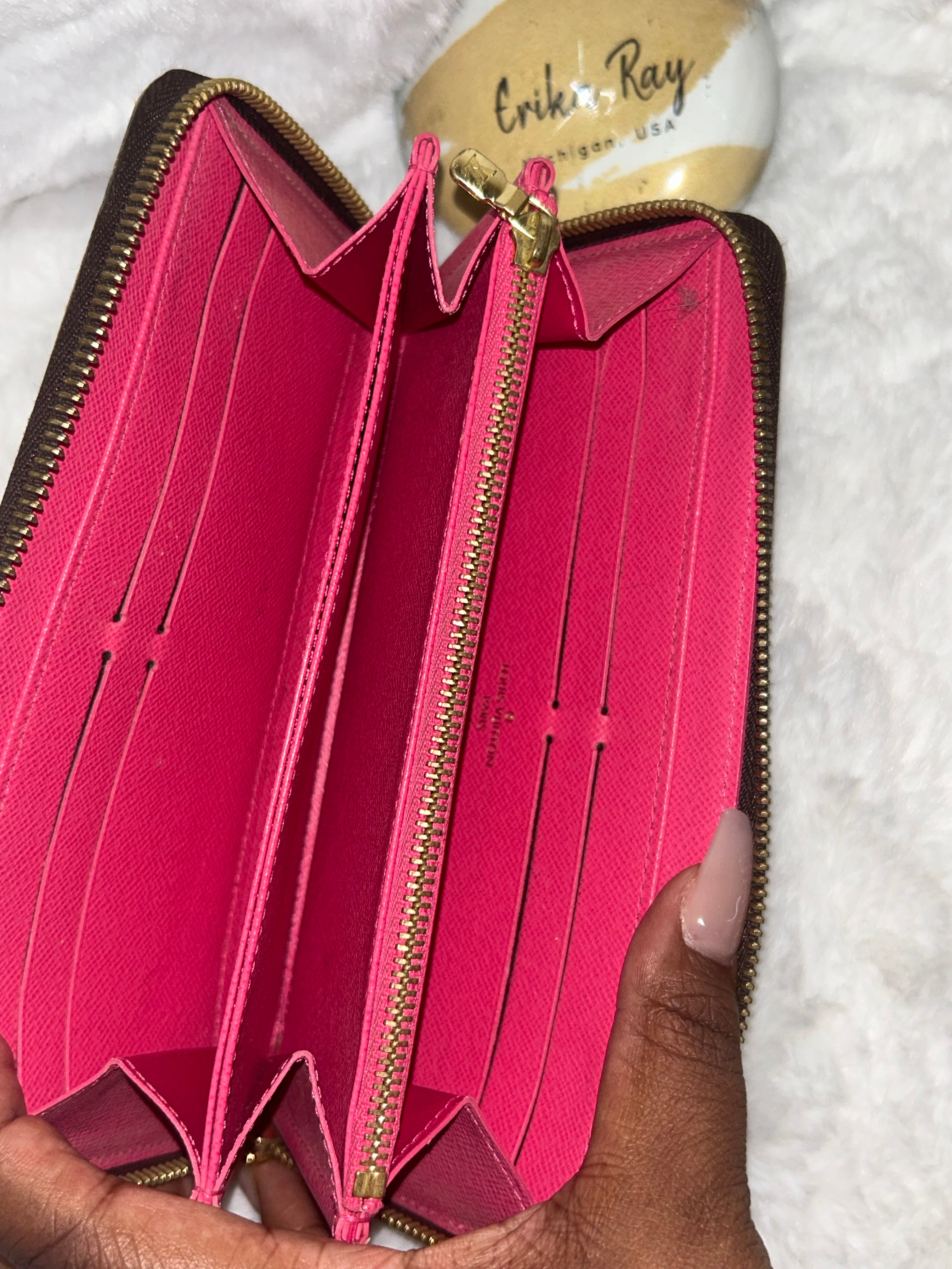 LV Limited Edition V Zippy Monogram Wallet