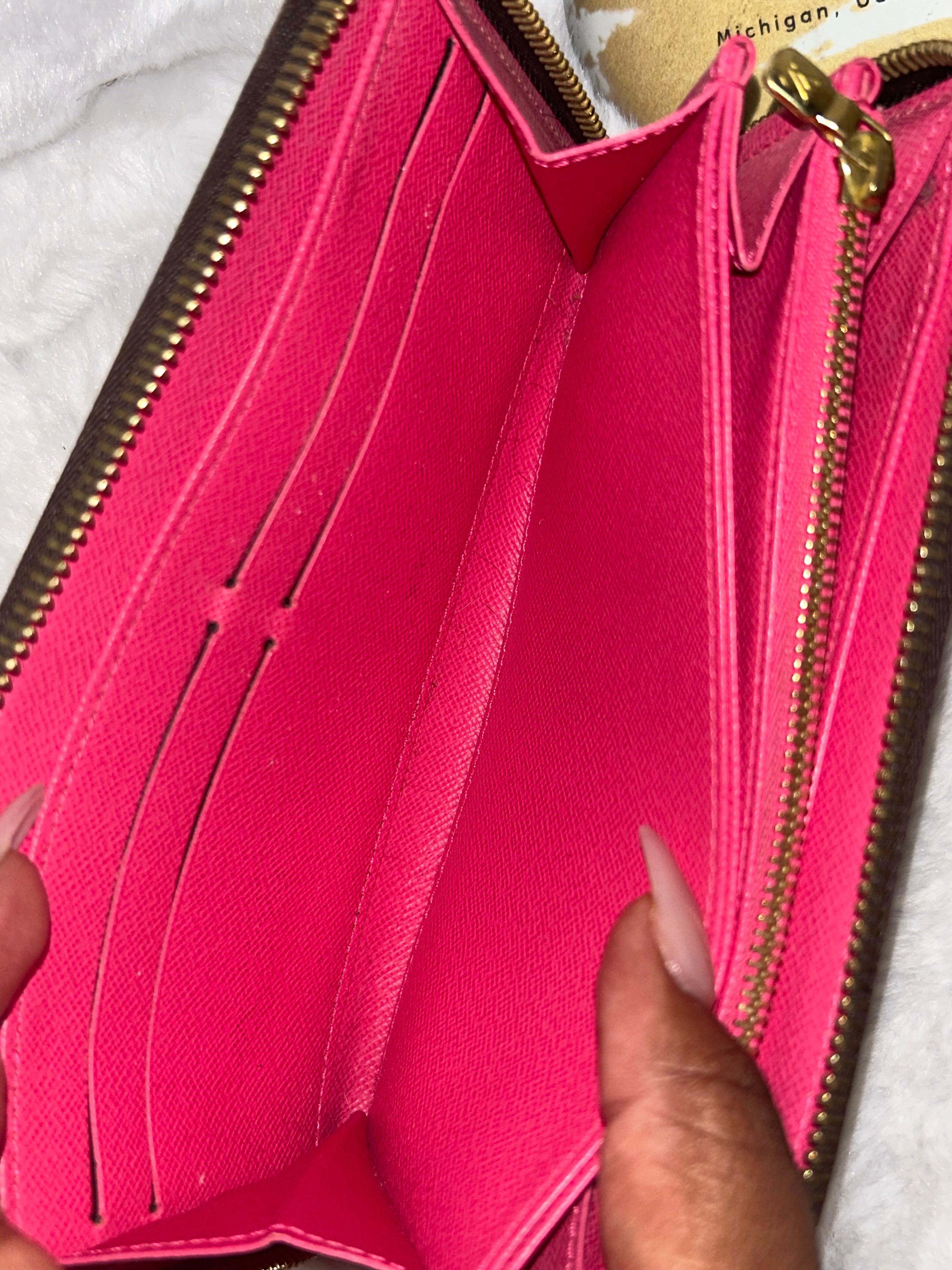 LV Limited Edition V Zippy Monogram Wallet