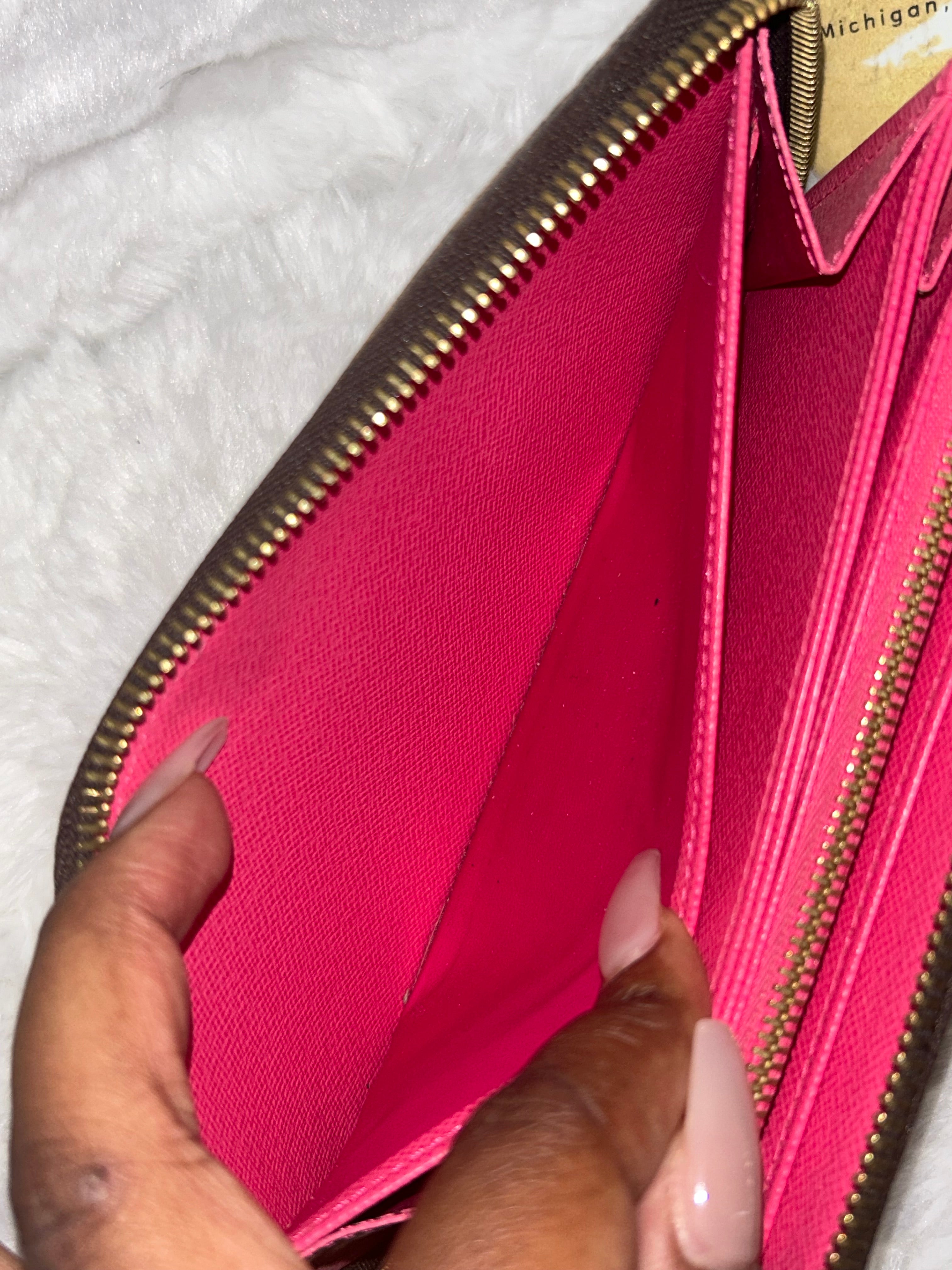 LV Limited Edition V Zippy Monogram Wallet