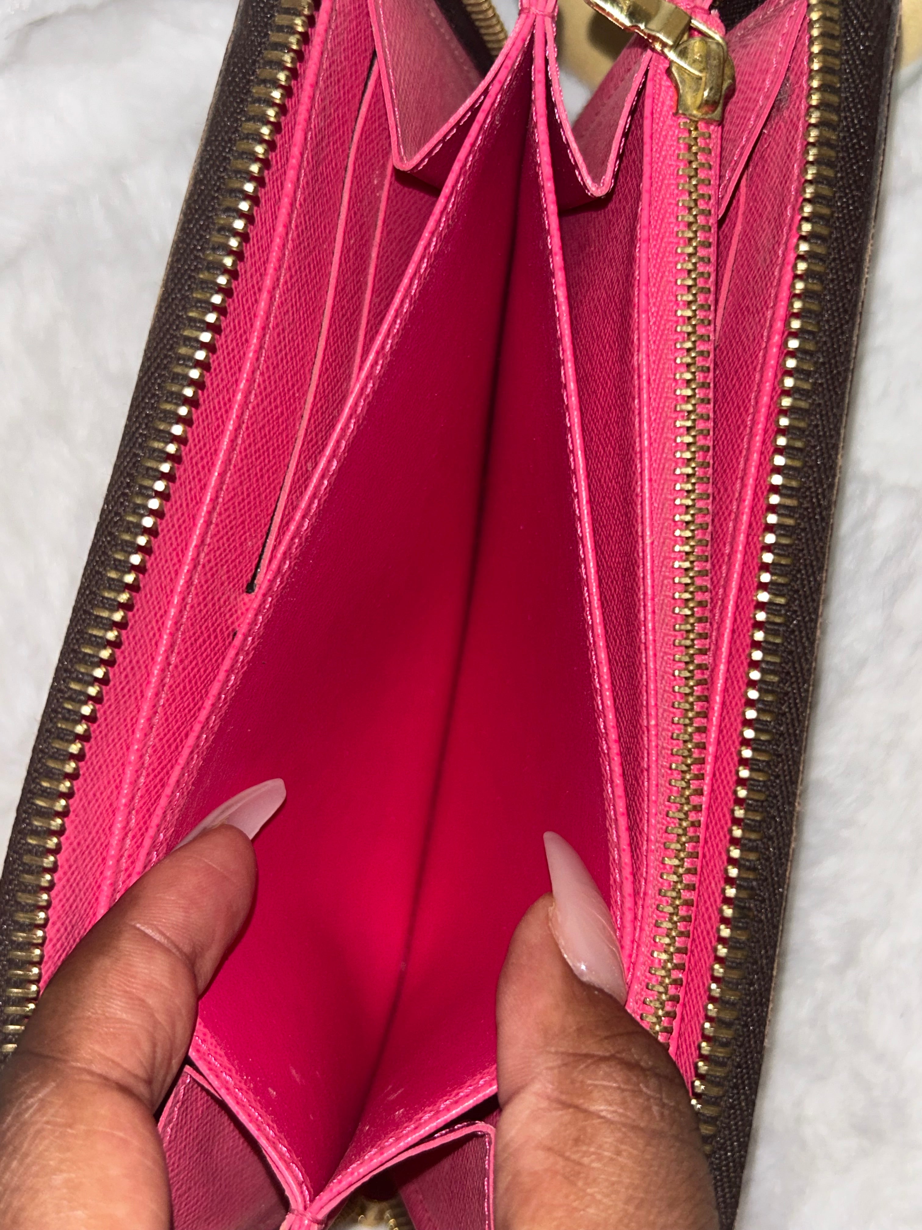 LV Limited Edition V Zippy Monogram Wallet