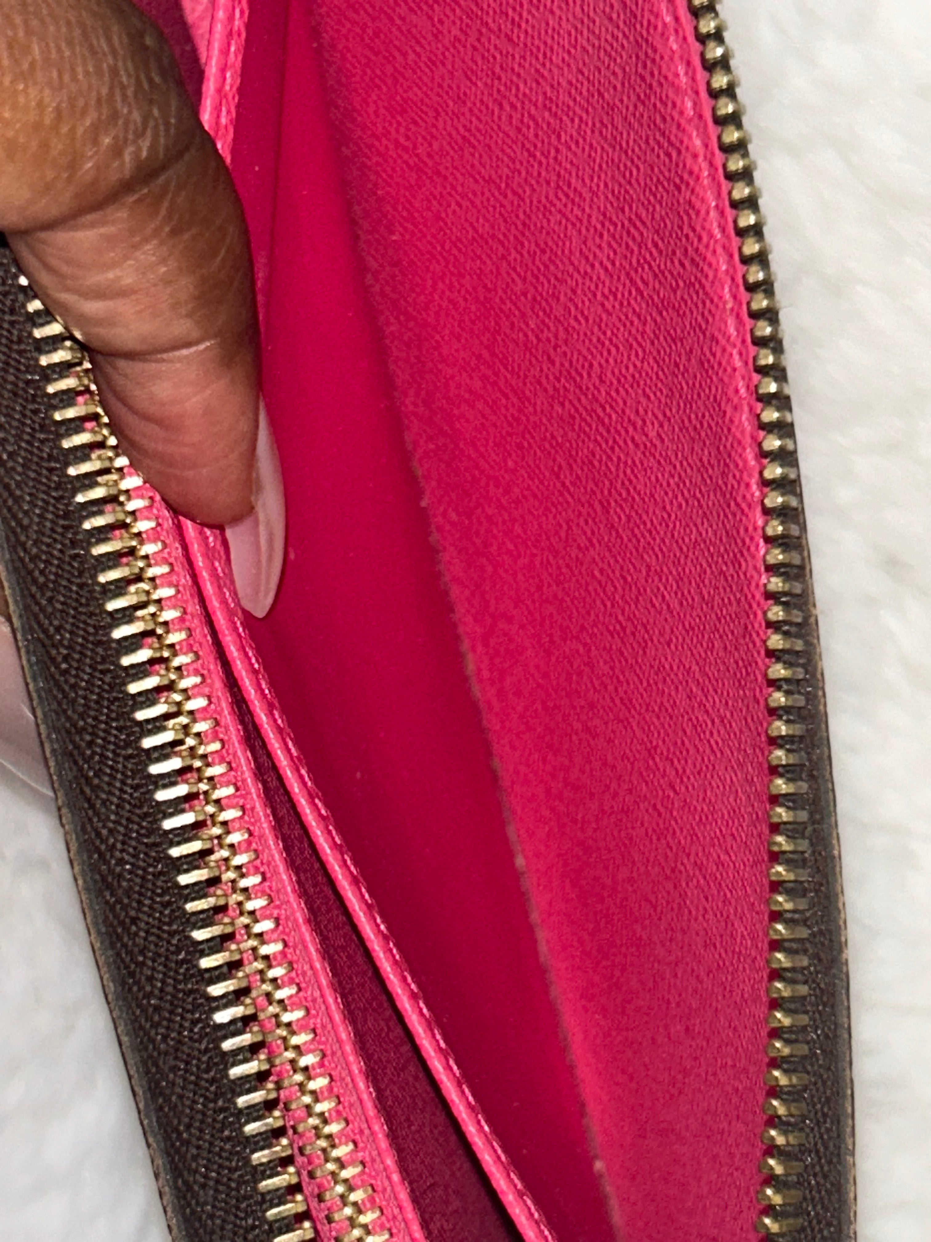 LV Limited Edition V Zippy Monogram Wallet