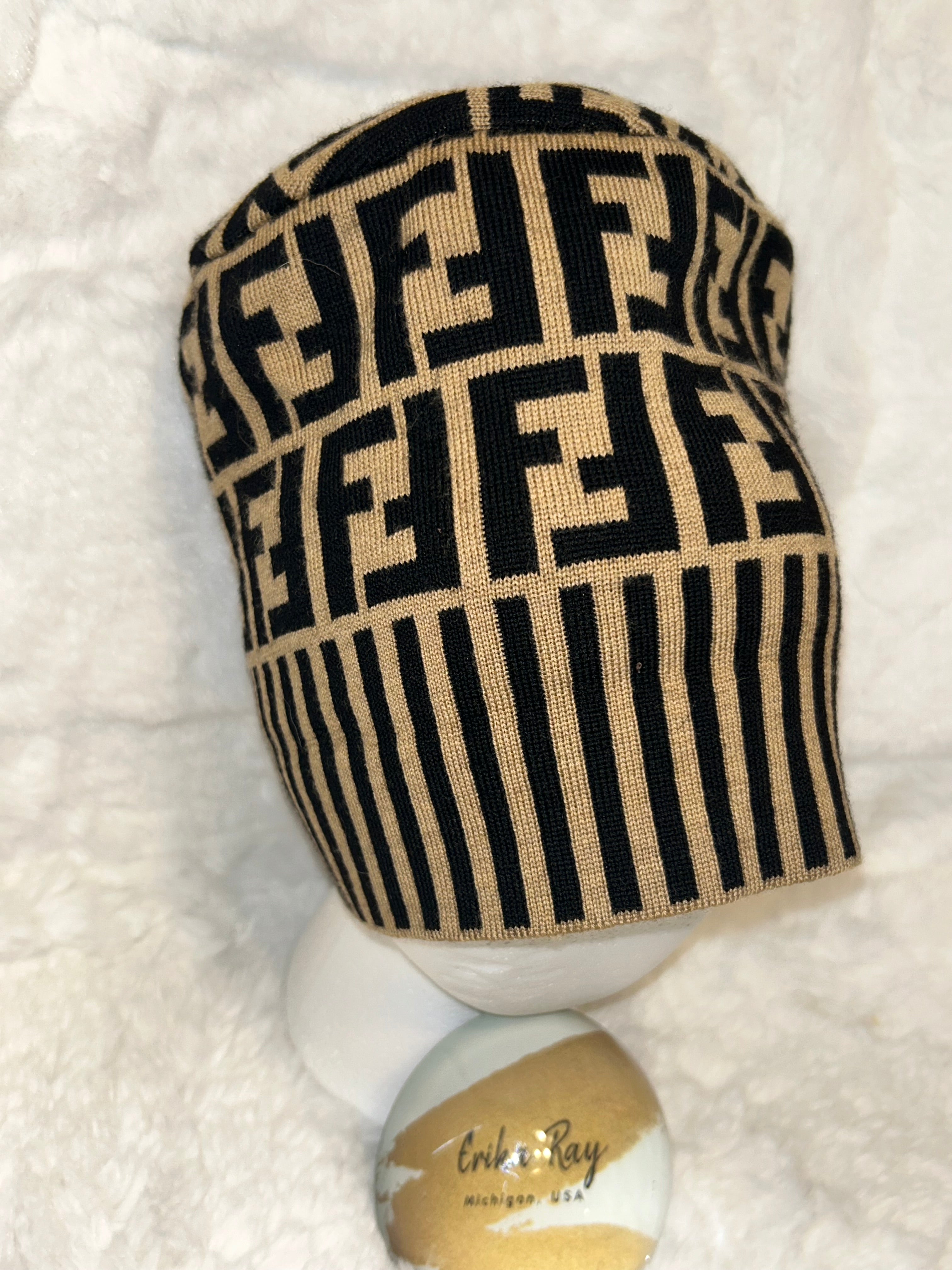 Fendi Zucca Beanie Hat