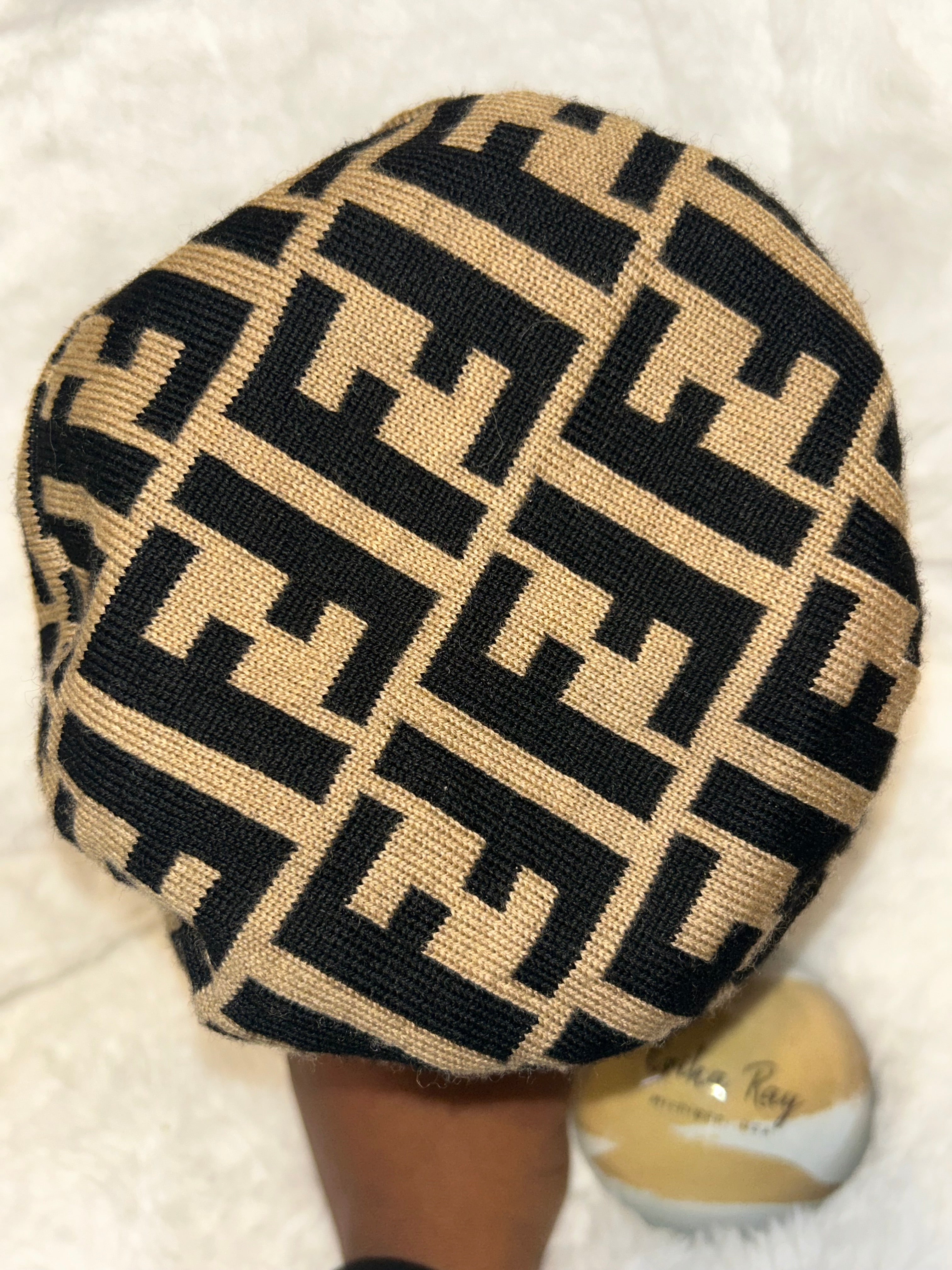 Fendi Zucca Beanie Hat