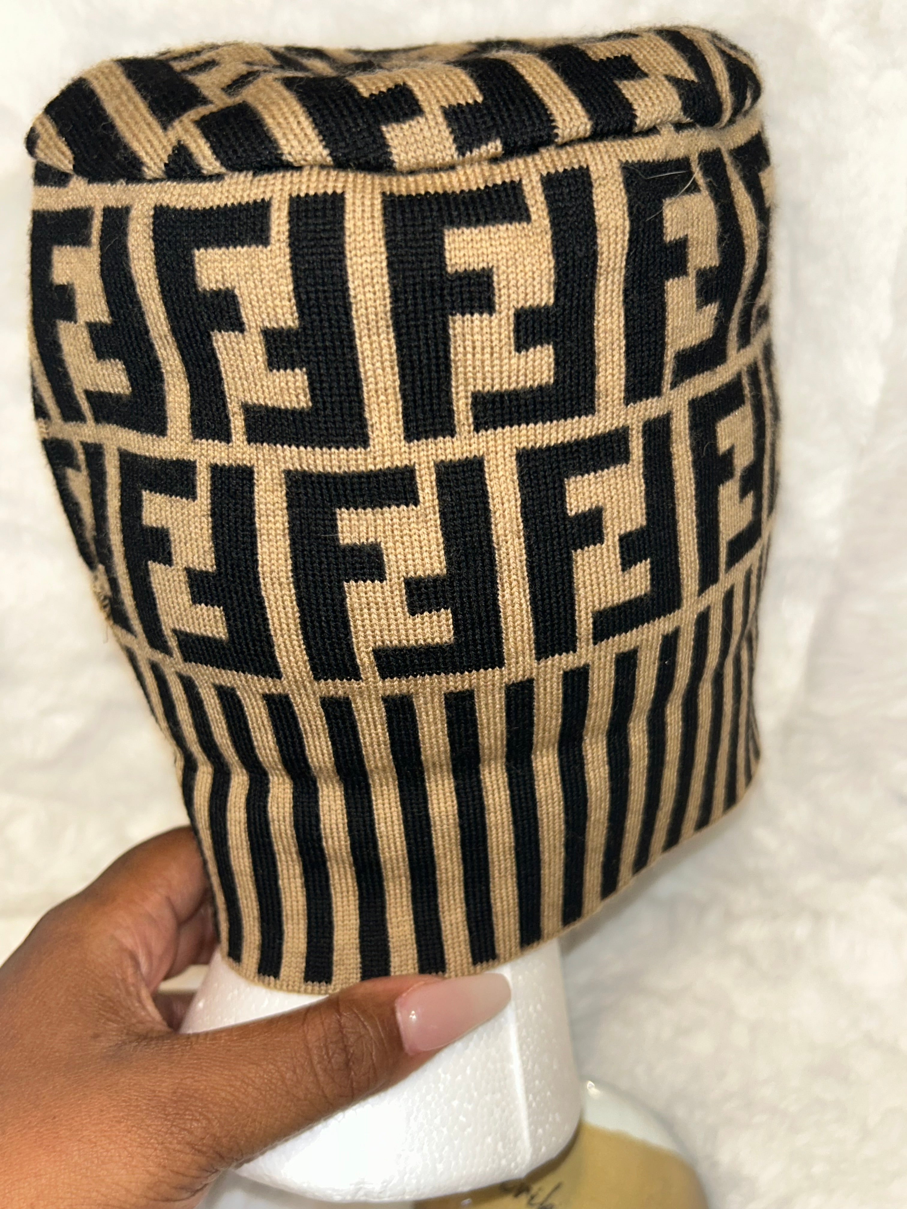 Fendi Zucca Beanie Hat