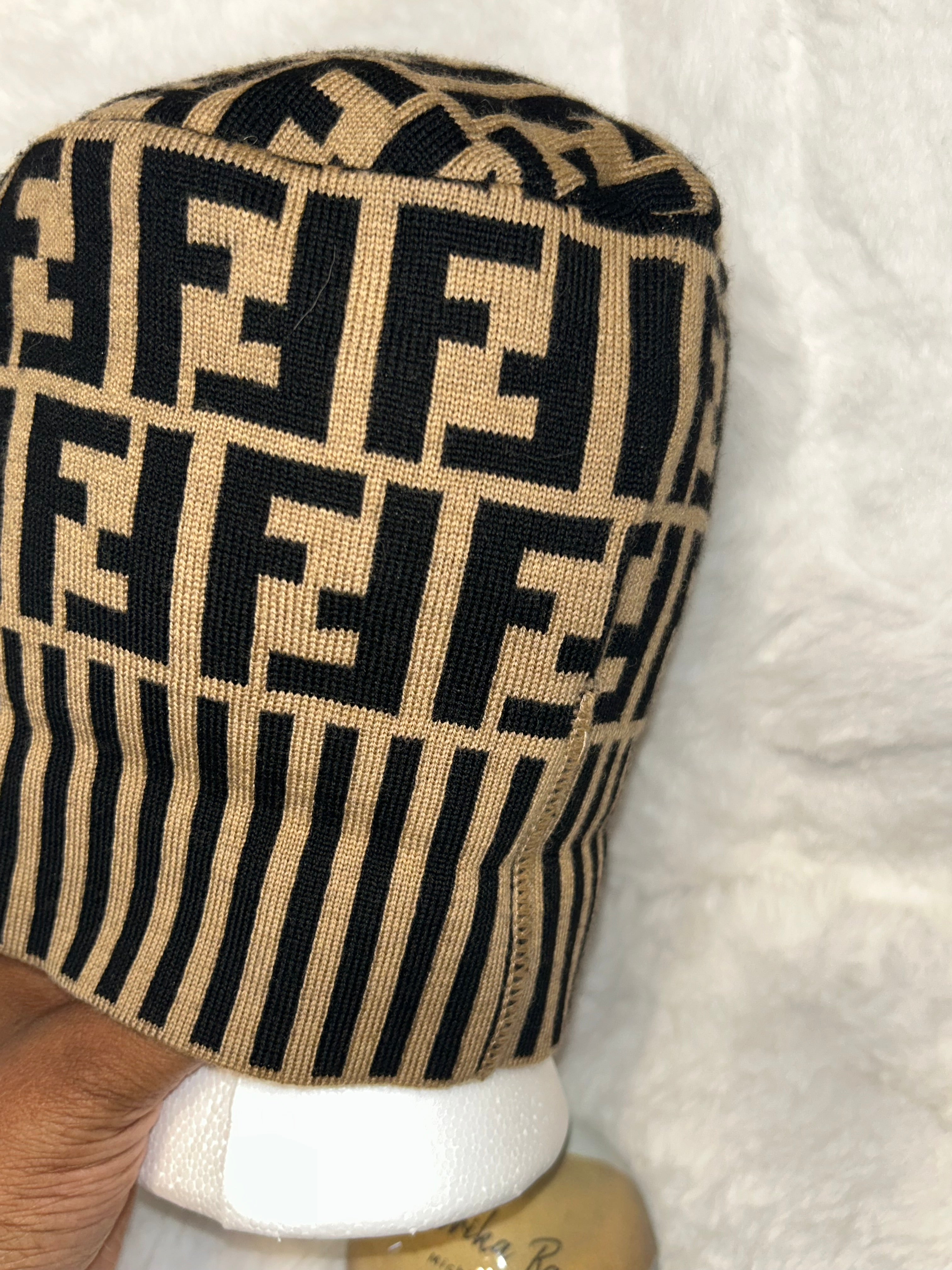 Fendi Zucca Beanie Hat