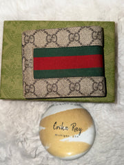Gucci GG Supreme Canvas Bifold Bee Wallet