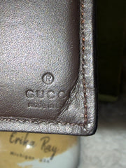 Gucci GG Supreme Canvas Bifold Bee Wallet