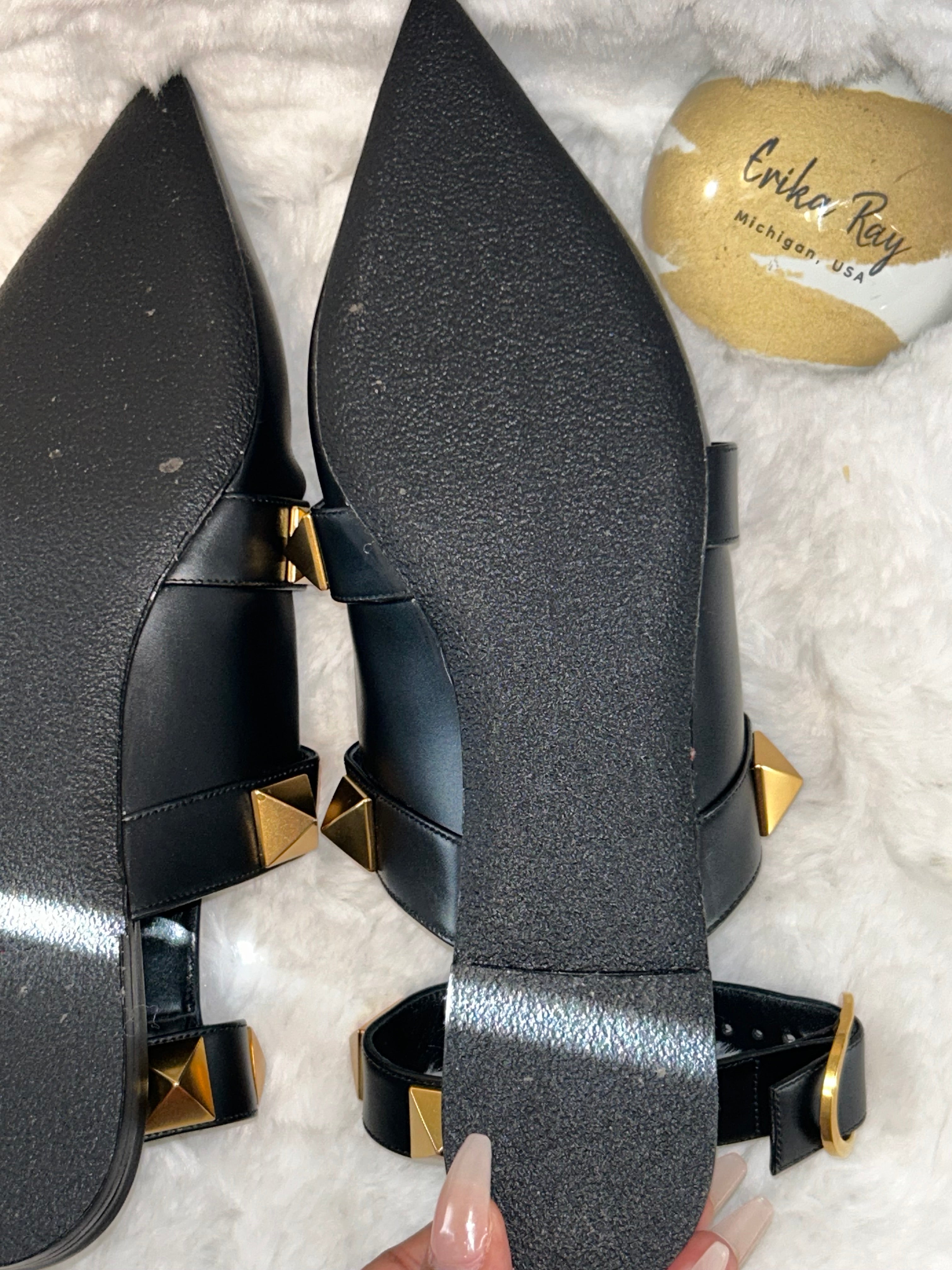 Valentino Roman Stud Flats
