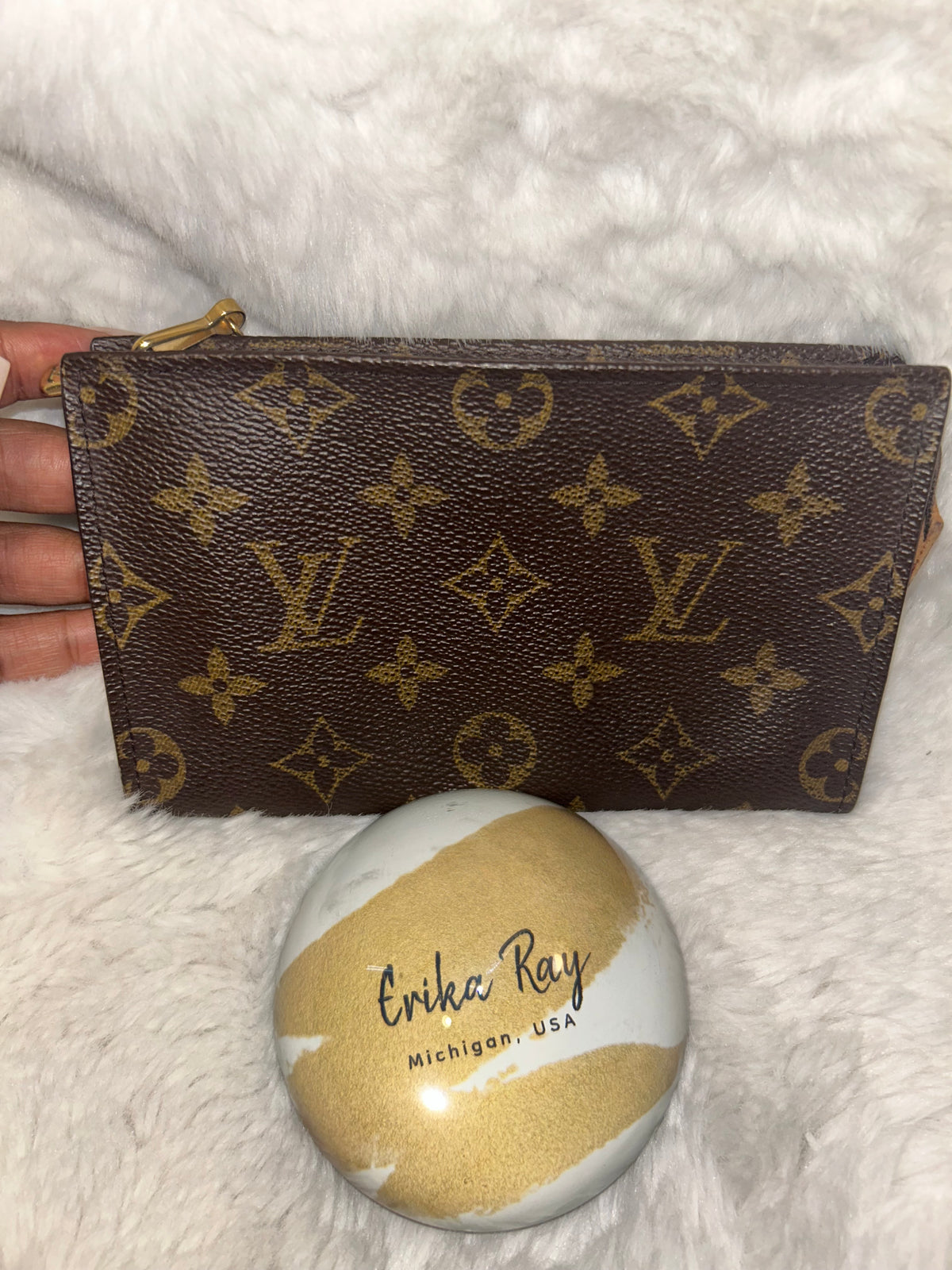 LV Monogram Bucket Pouch