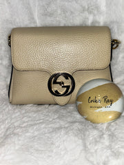 Gucci Cream Interlocking Bag