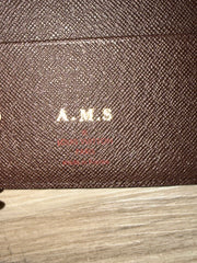 LV Damier Ebene Medium Agenda Ring Cover
