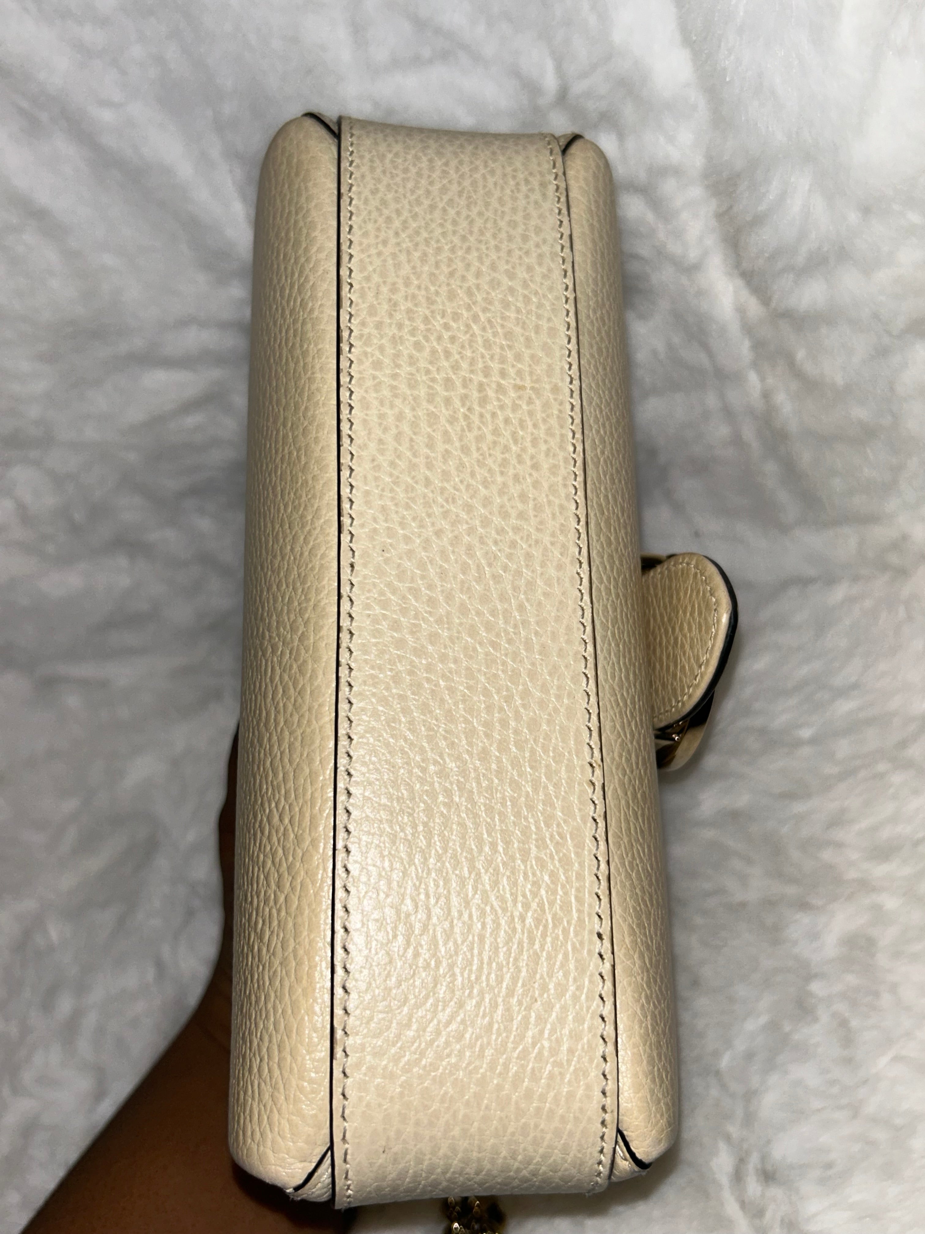 Gucci Cream Interlocking Bag