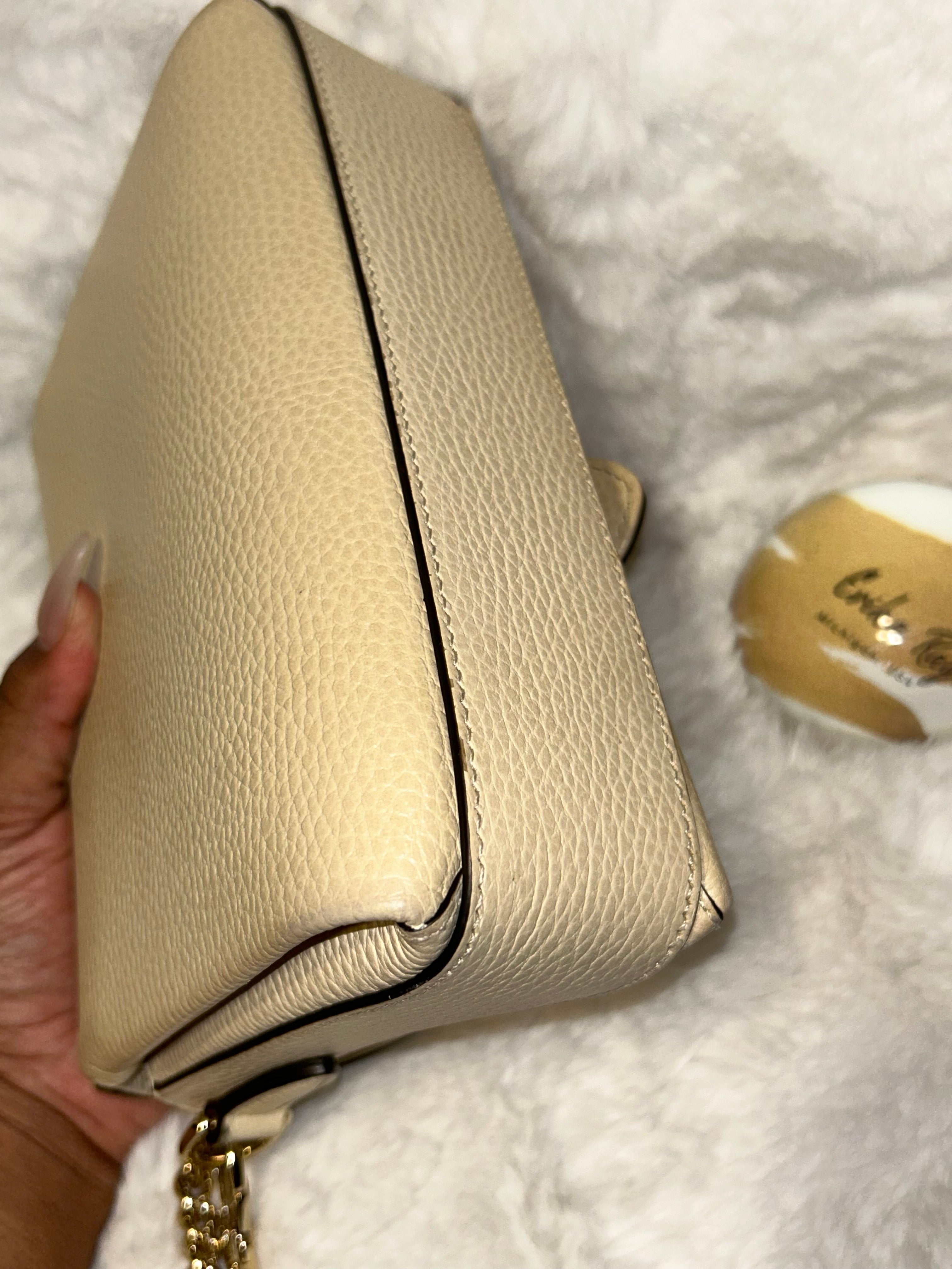 Gucci Cream Interlocking Bag