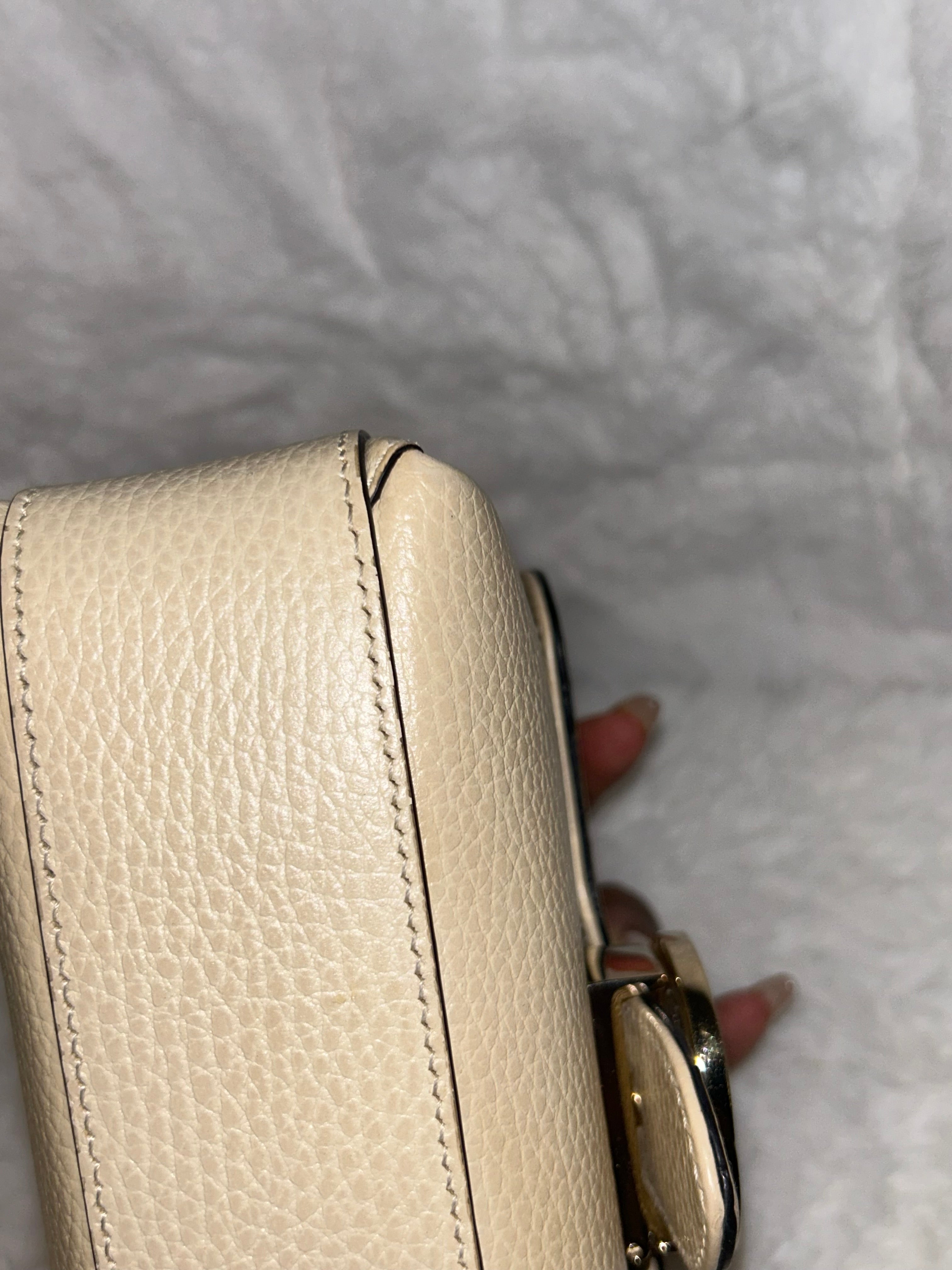 Gucci Cream Interlocking Bag