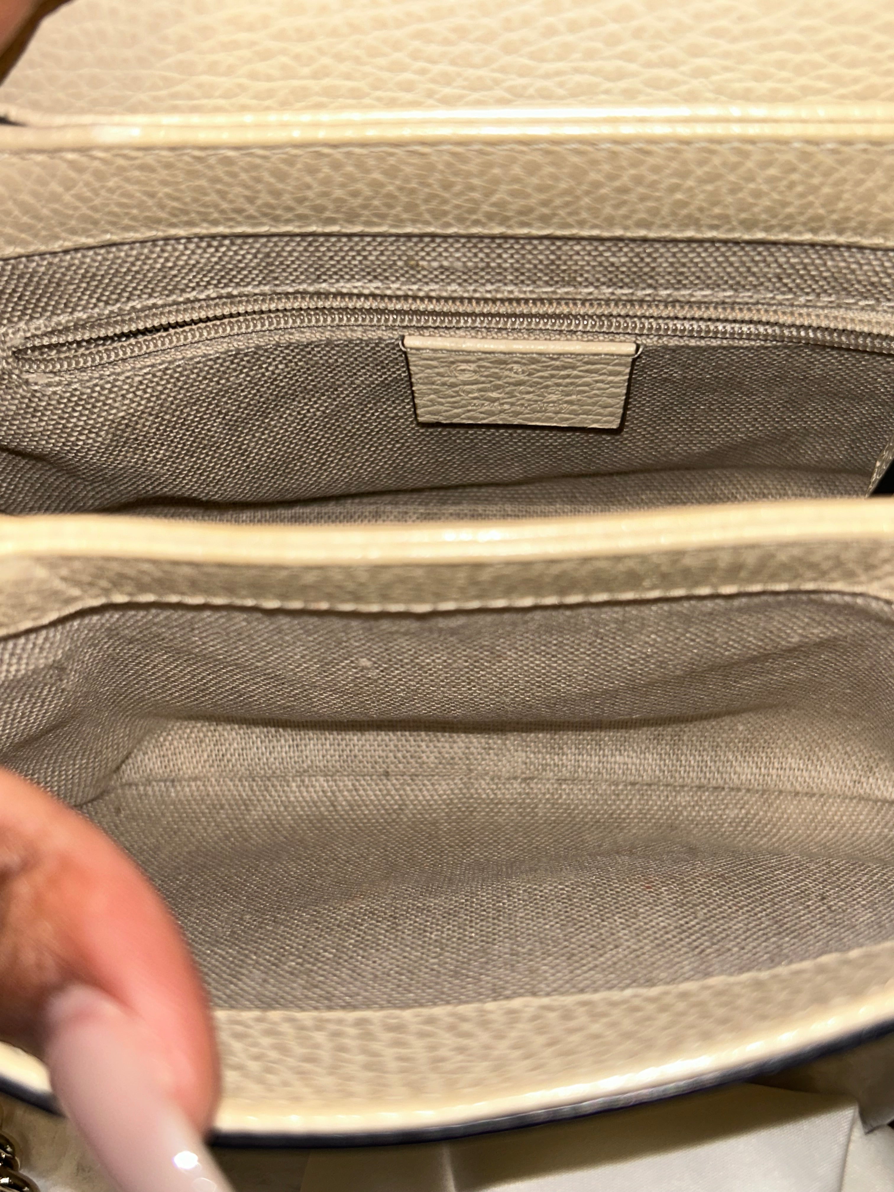 Gucci Cream Interlocking Bag