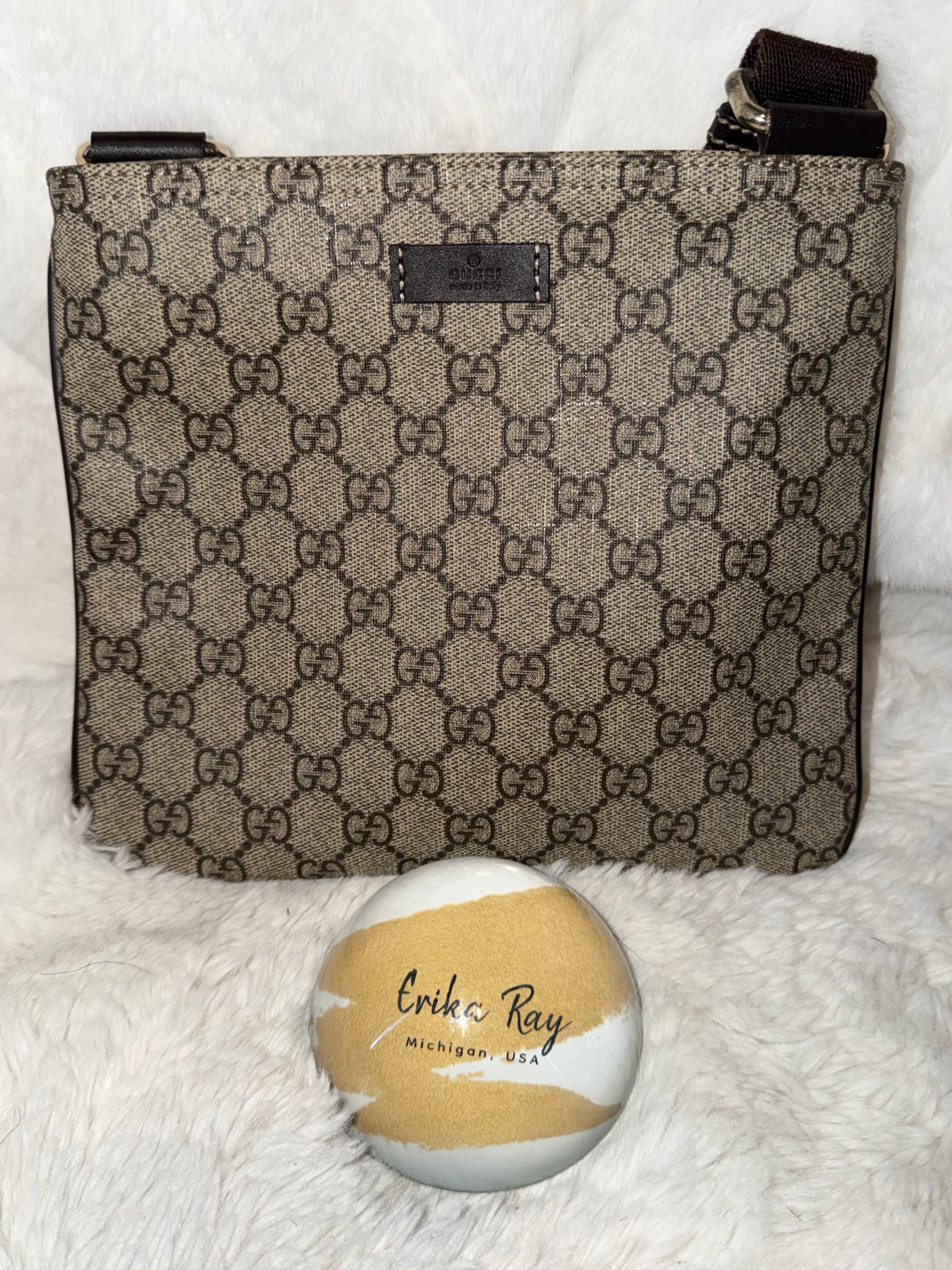 Gucci GG Canvas Crossbody Bag