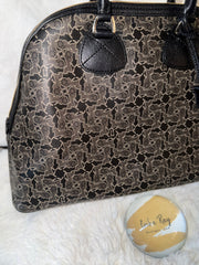 Celine Logo Coated Canvas Tote