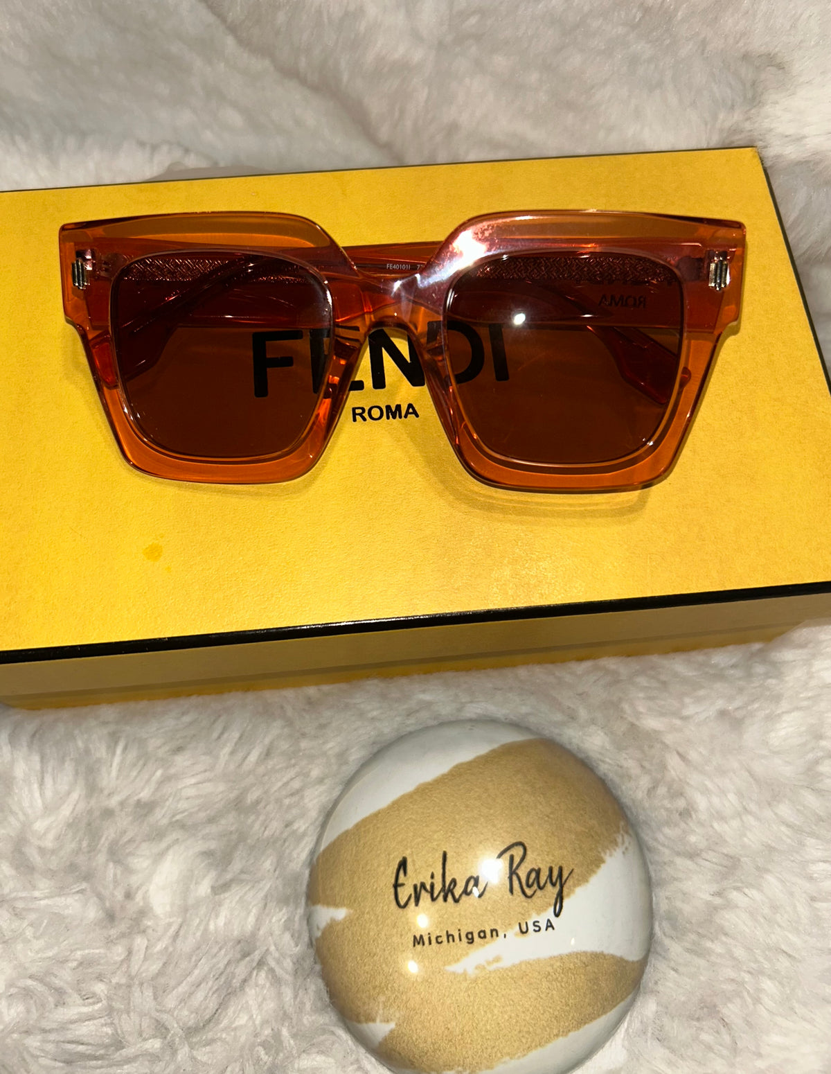 Fendi Roma Square Sunglasses