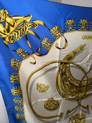 Hermes Cavaliers d’OR Silk Scarf