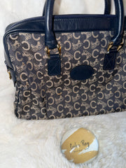 Celine Vintage Macadam Logo Bag