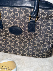 Celine Vintage Macadam Logo Bag