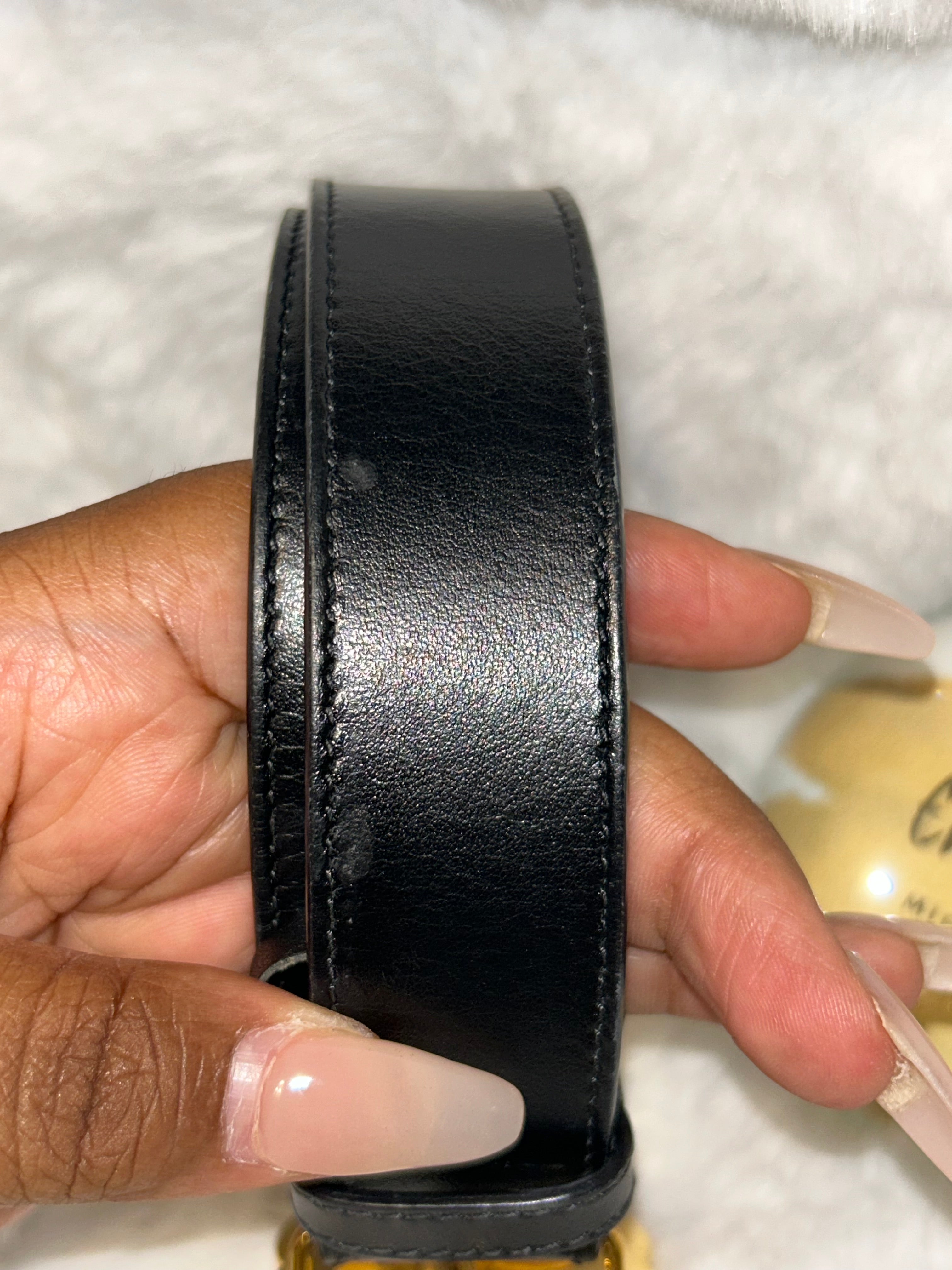 Gucci Black Marmont Belt