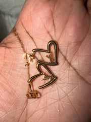 LV Fall in Love Heart Hoop Earrings