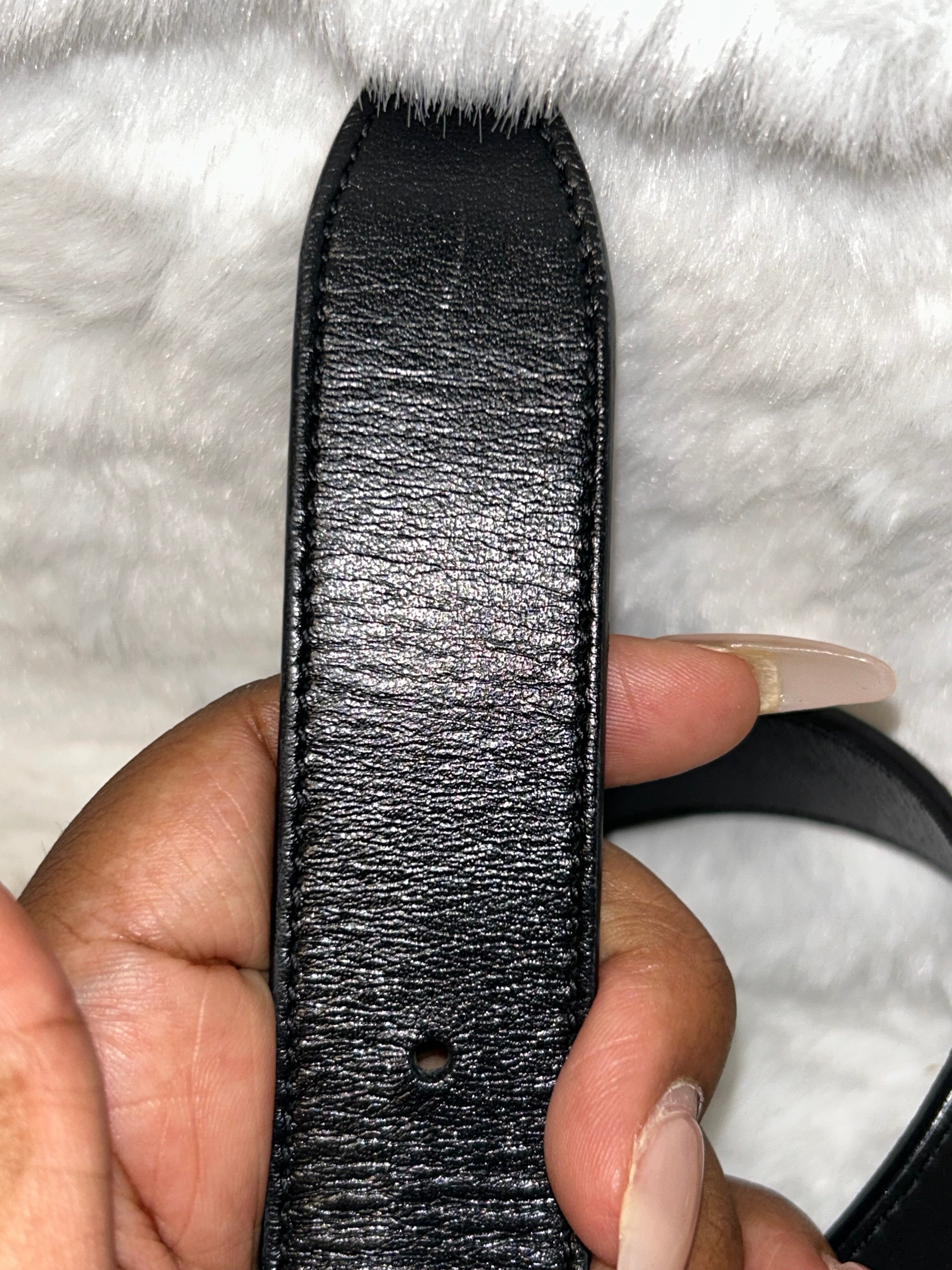 Gucci Black Marmont Belt