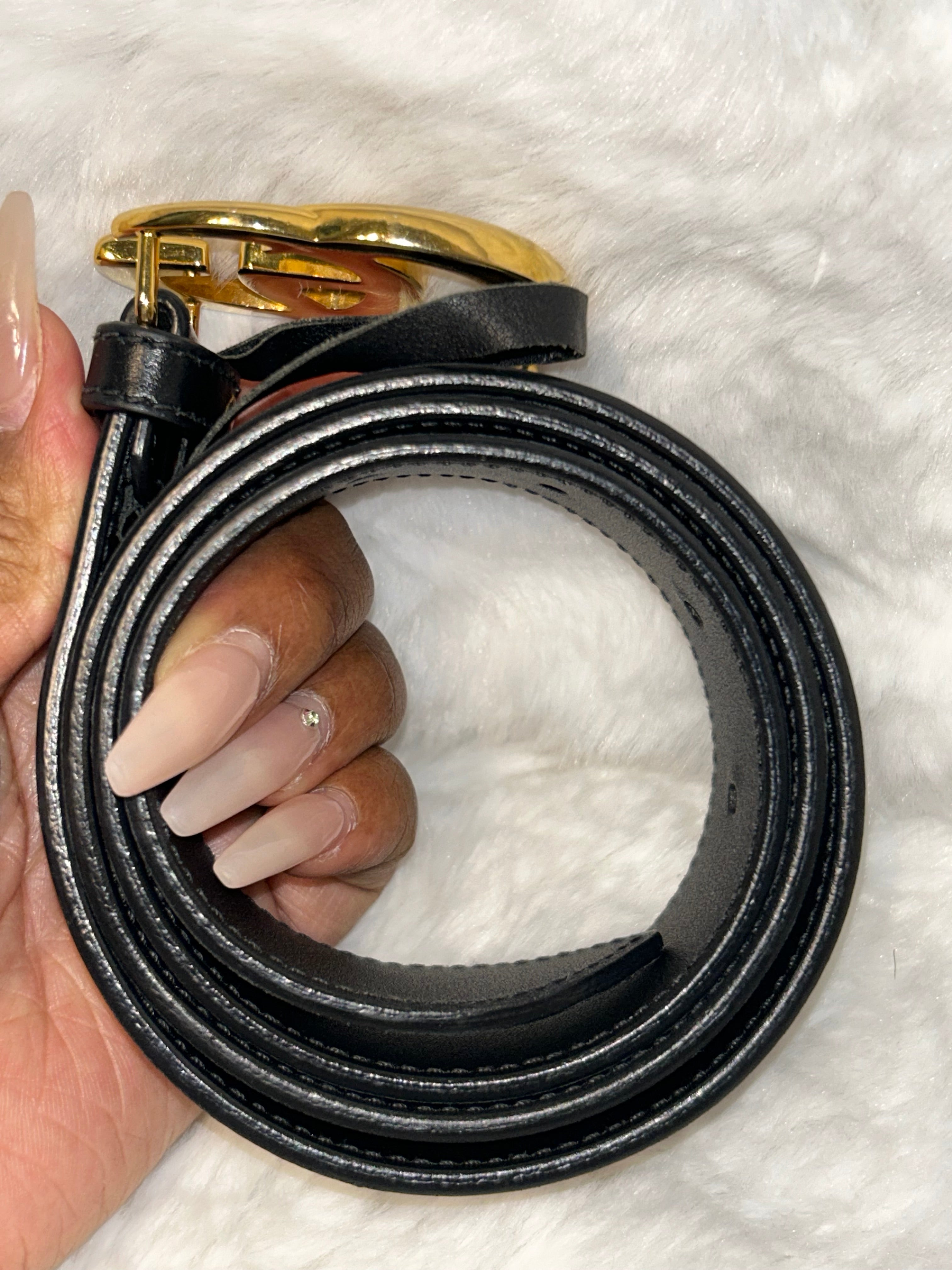 Gucci Black Marmont Belt