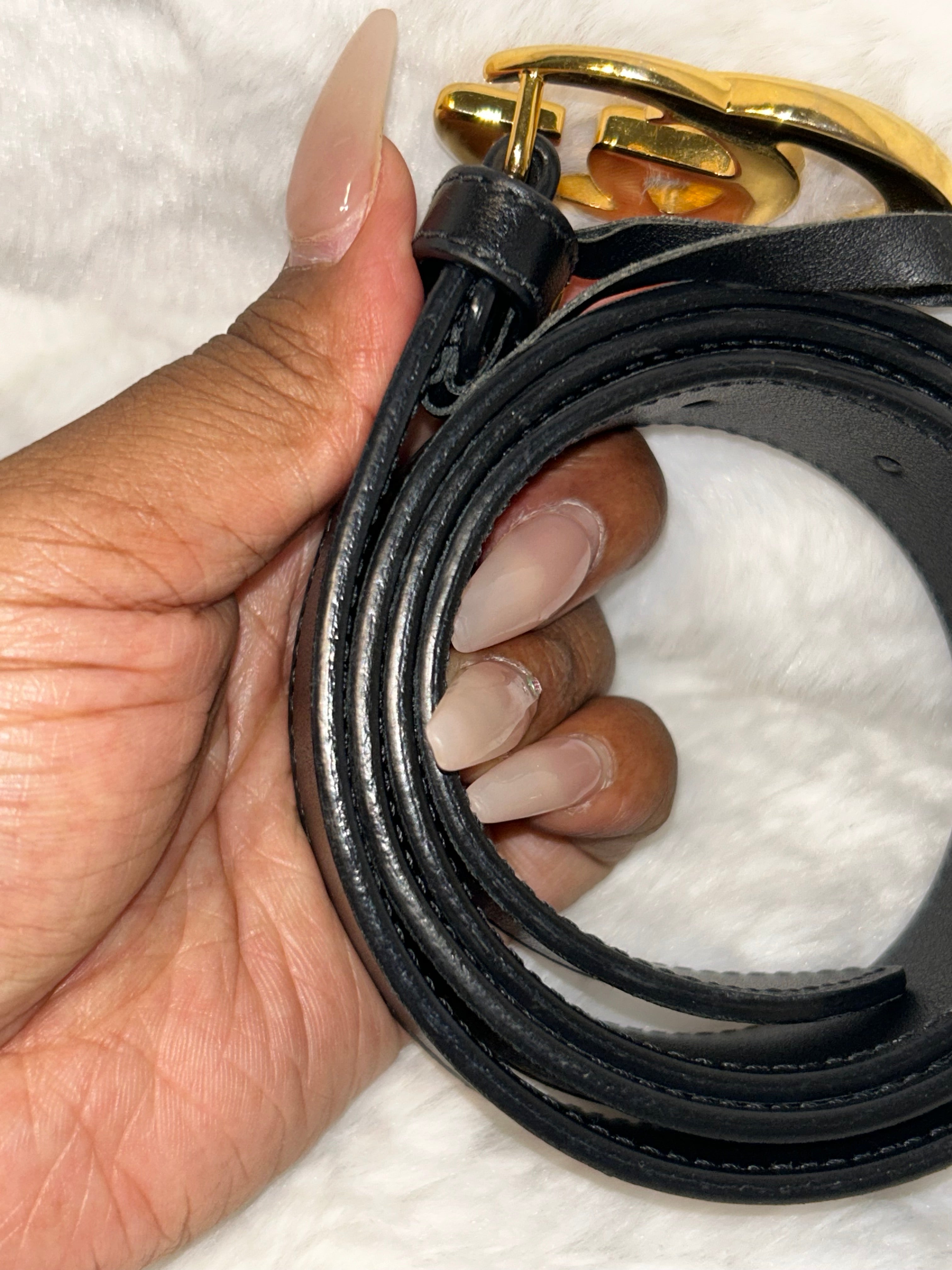 Gucci Black Marmont Belt