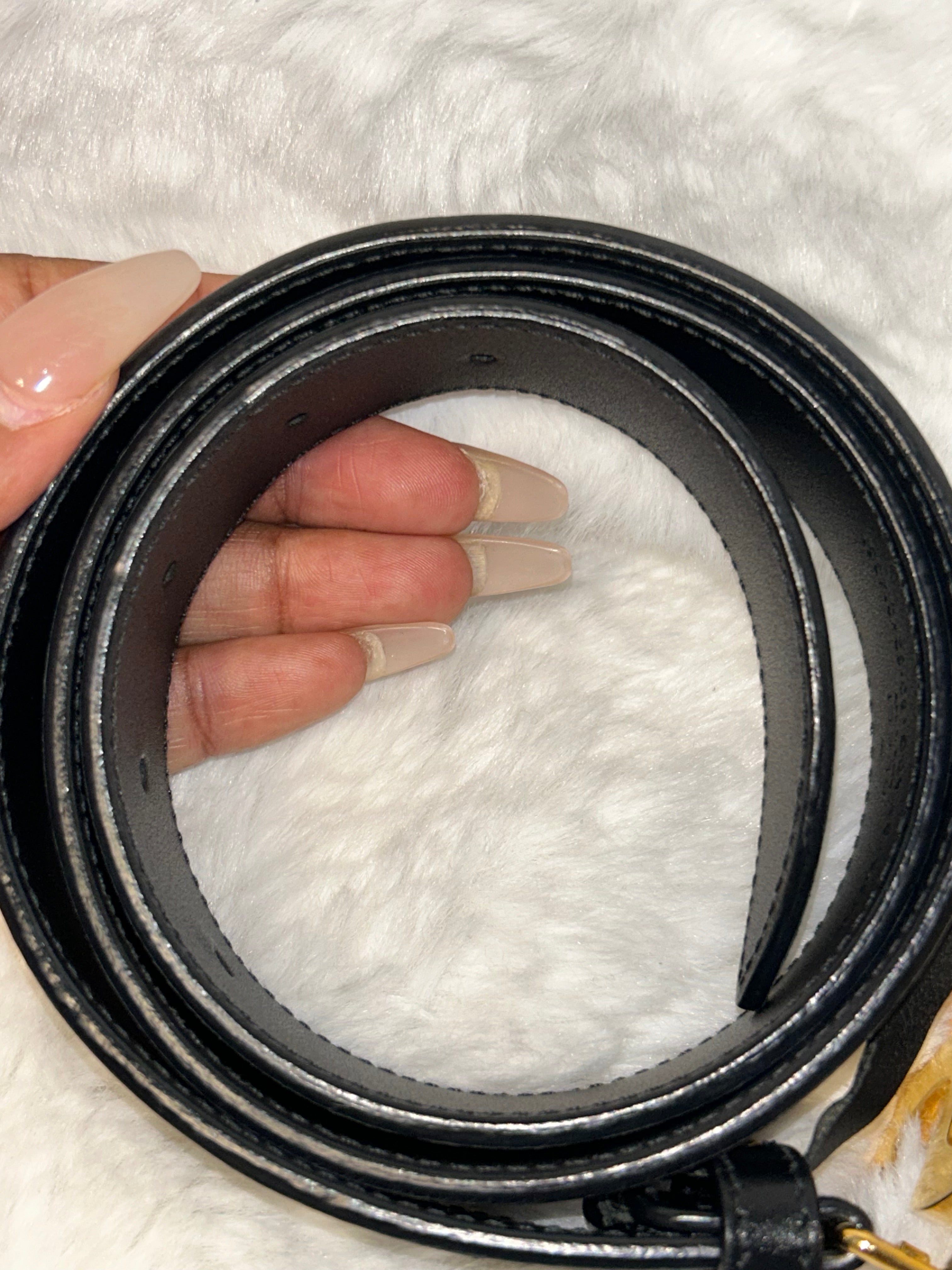 Gucci Black Marmont Belt