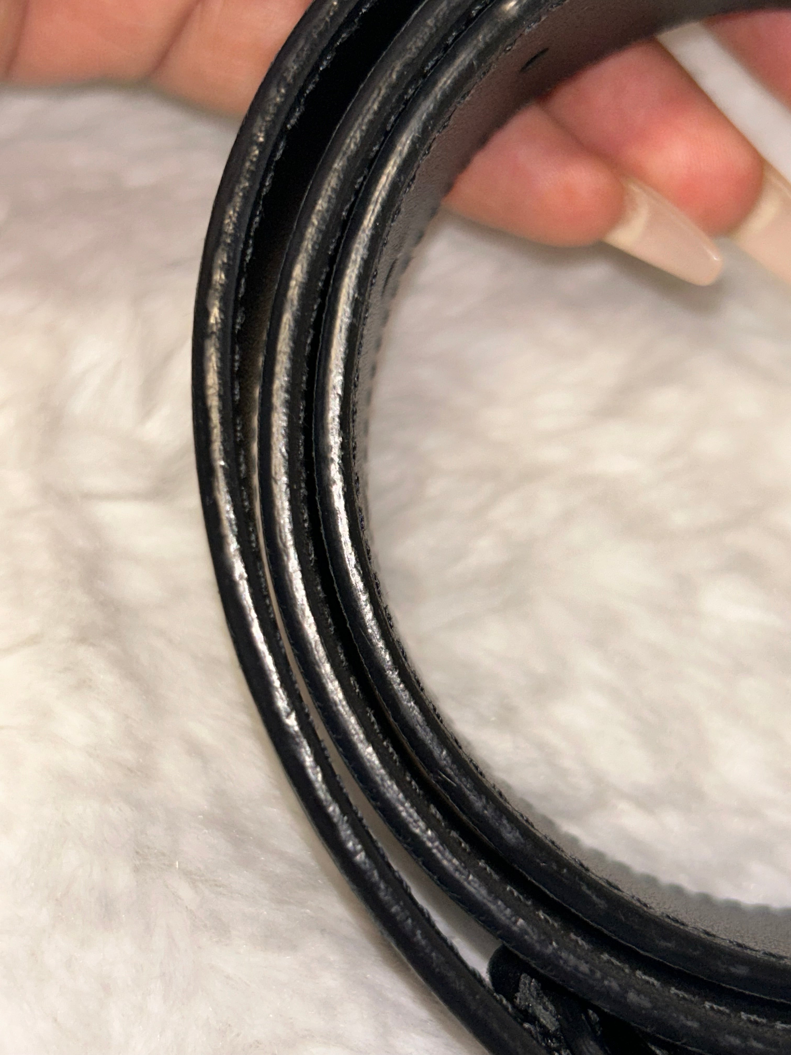 Gucci Black Marmont Belt