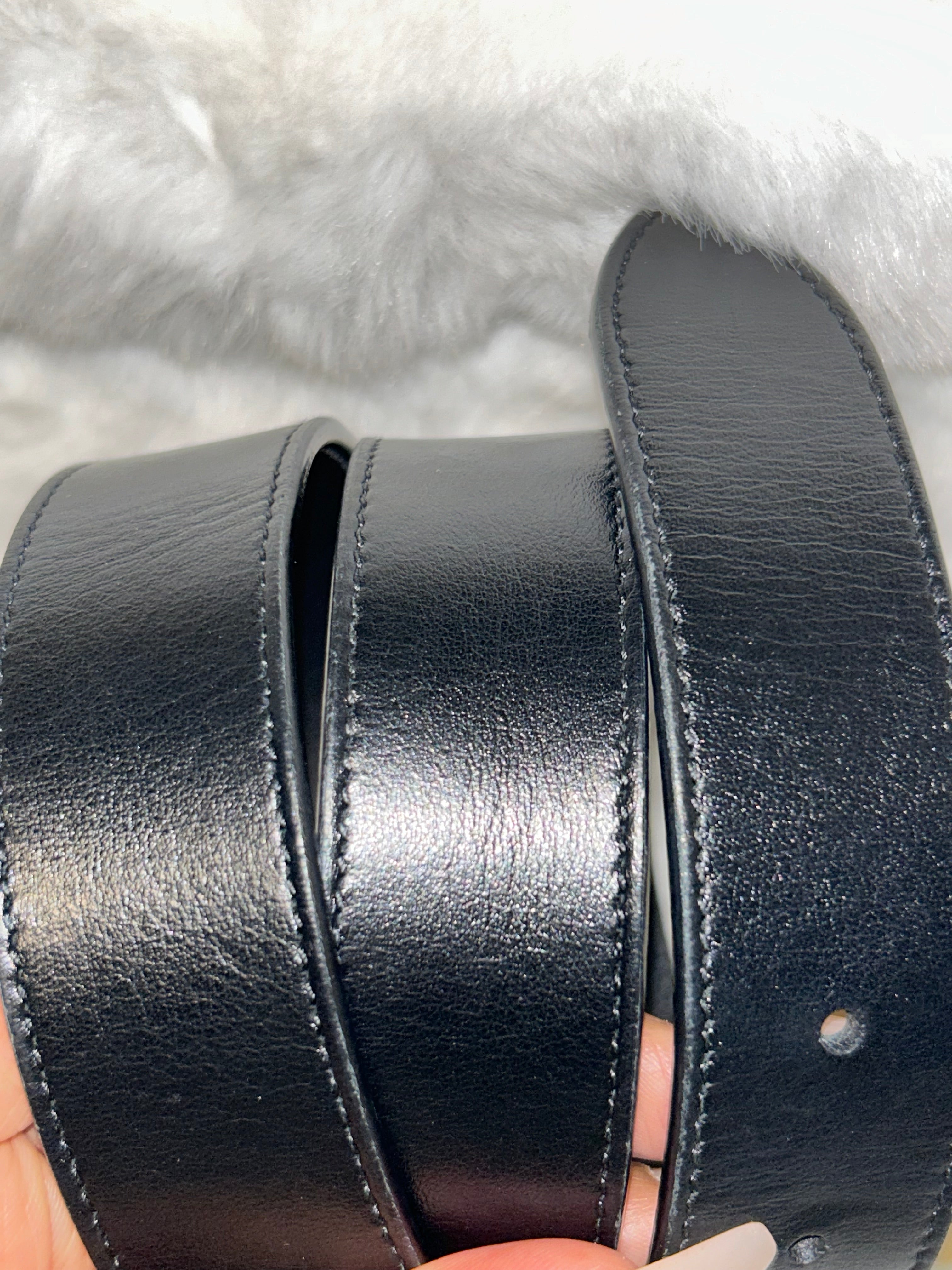 Gucci Black Marmont Belt