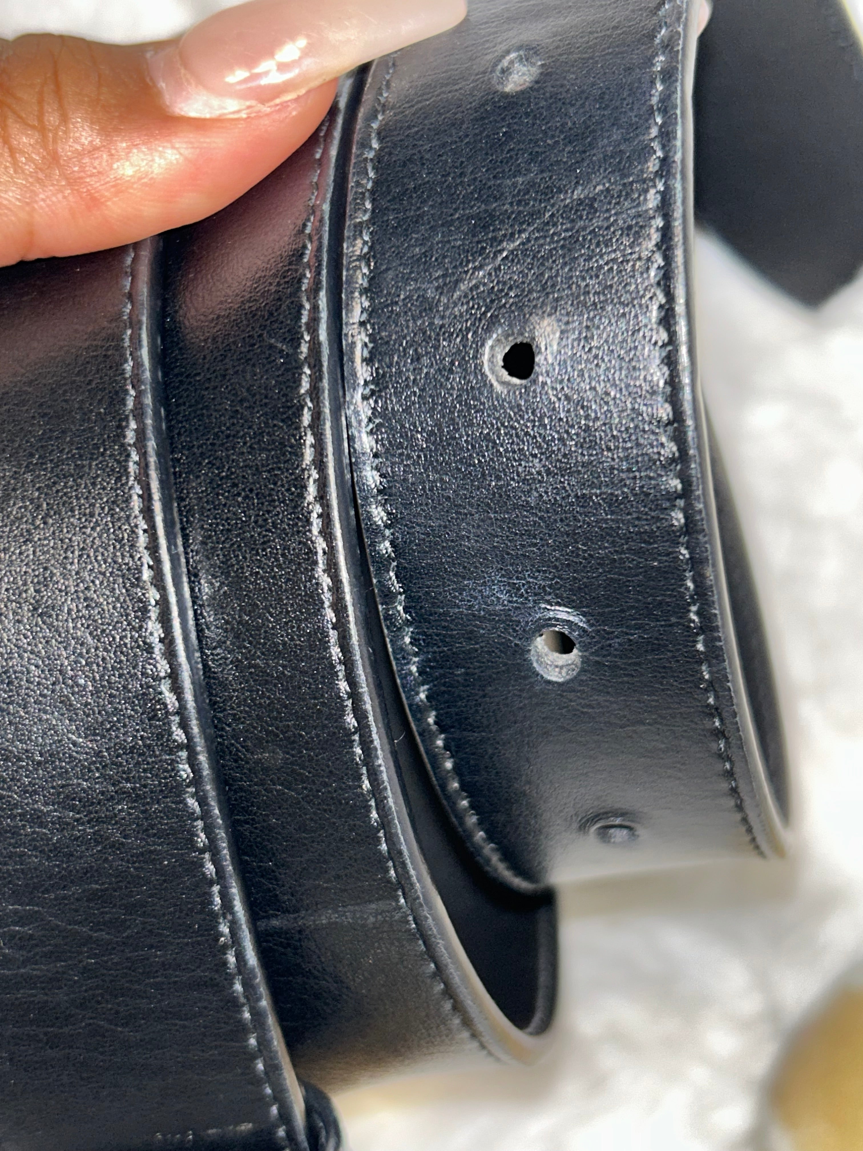 Gucci Black Marmont Belt