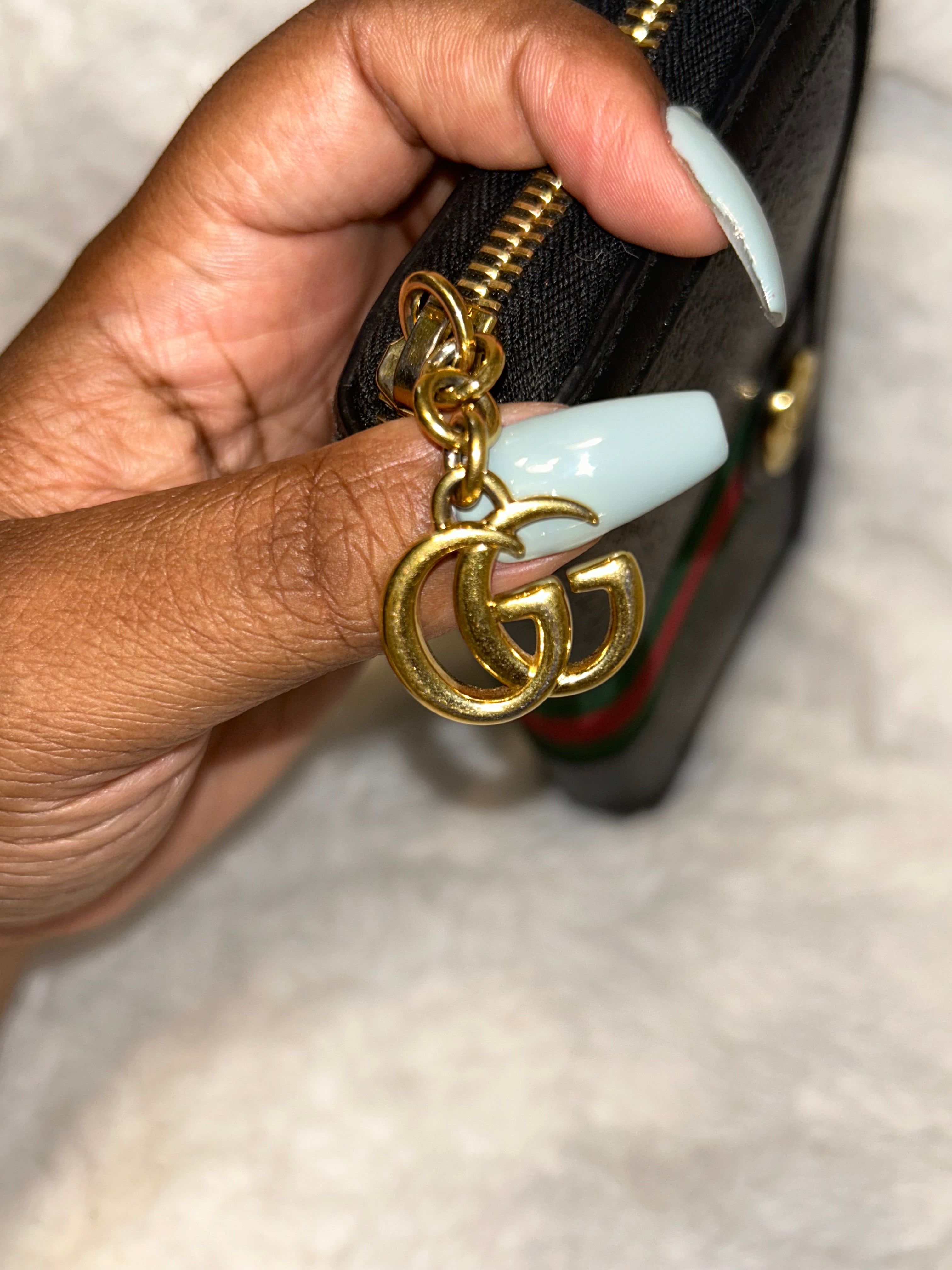 Gucci Black Zippy Long Wallet