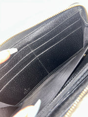 Gucci Black Zippy Long Wallet