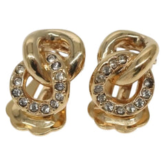 Dior Gold Clip On Earrings