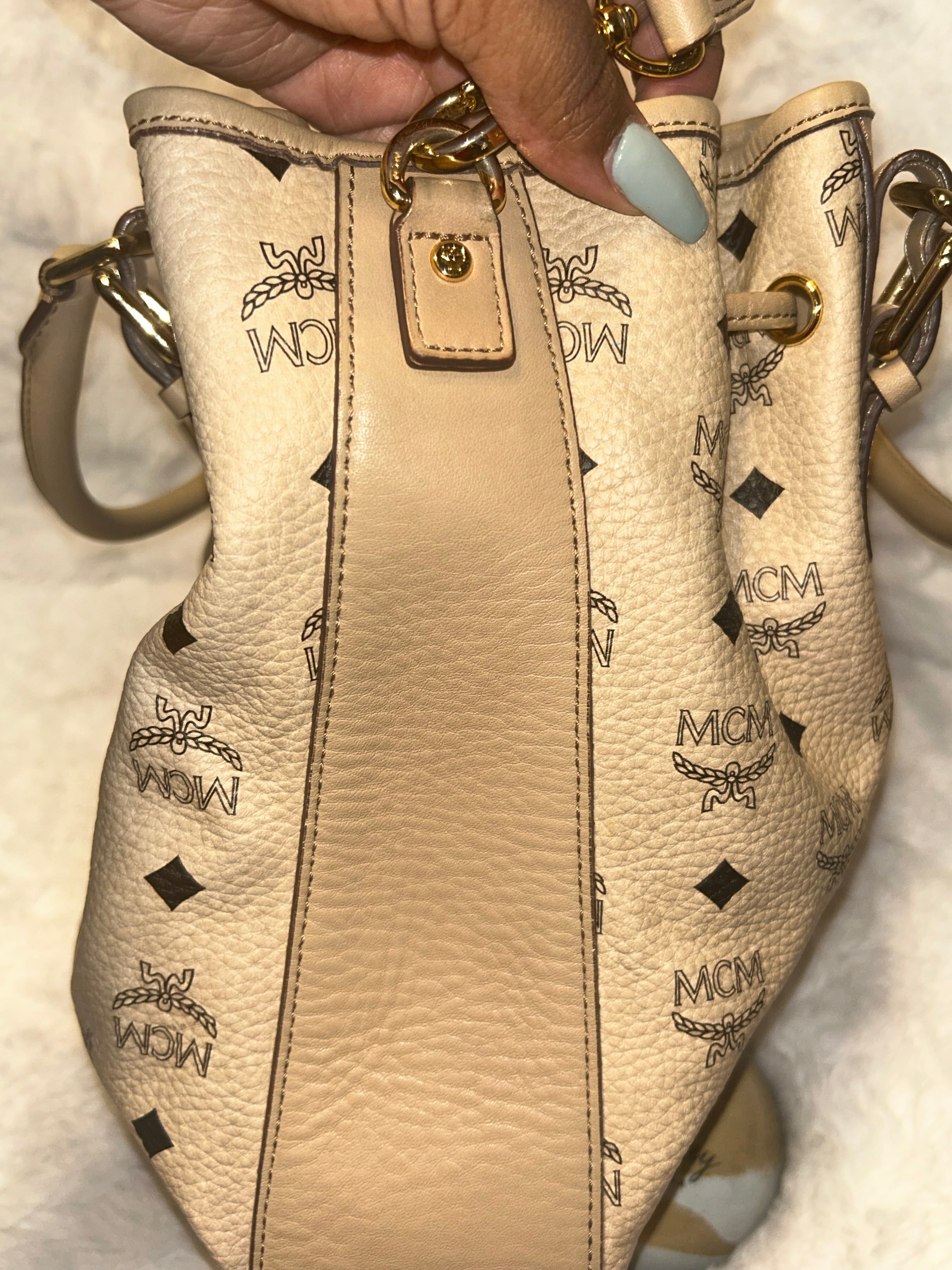 MCM Visetos Canvas Tote