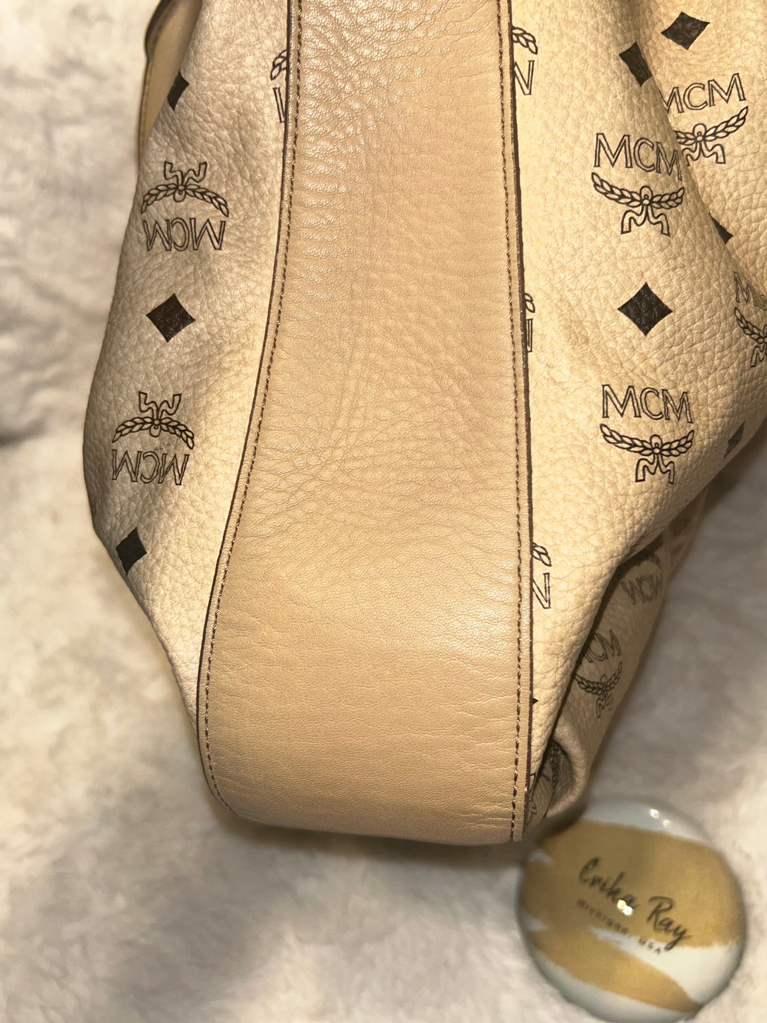 MCM Visetos Canvas Tote