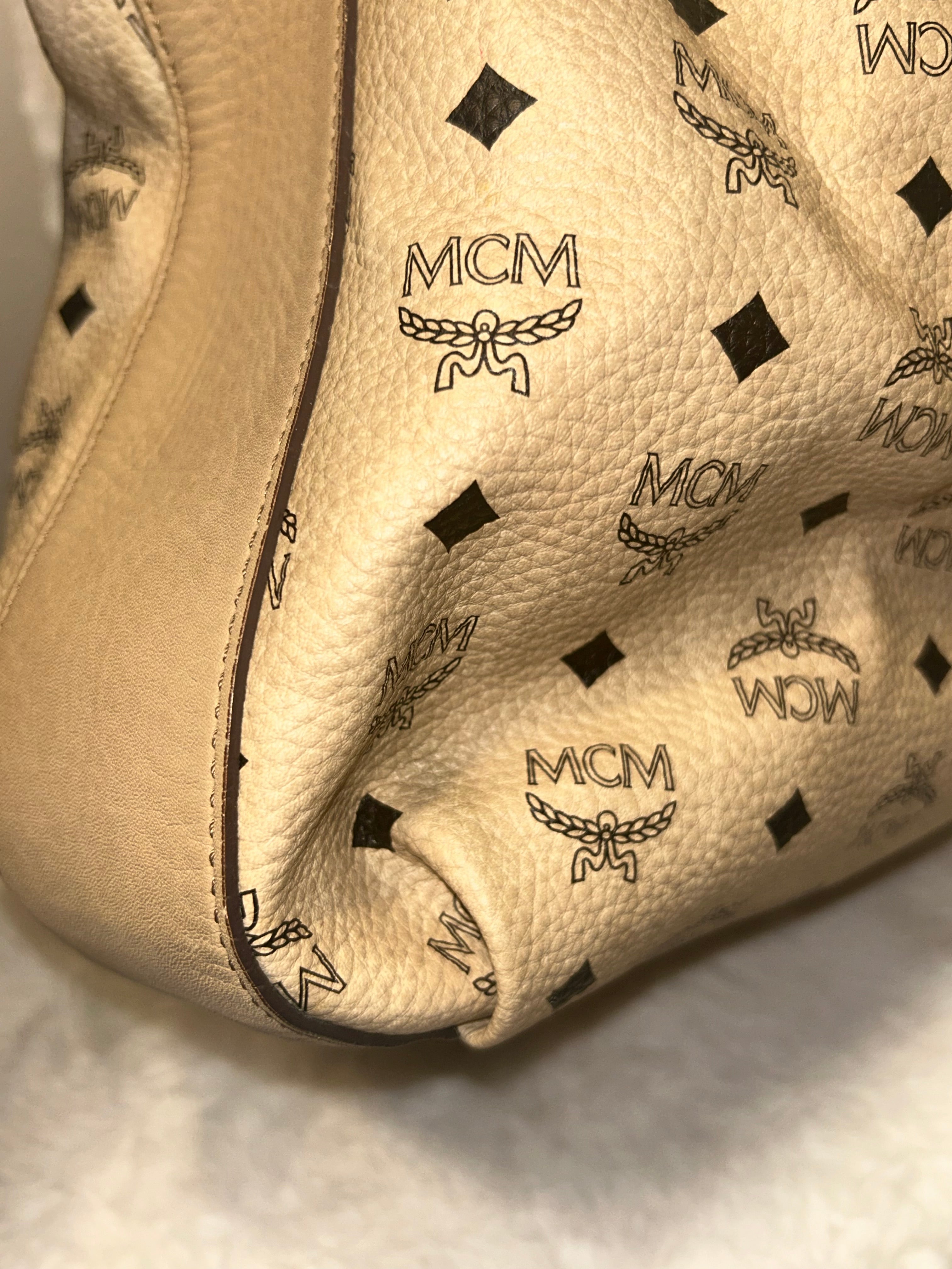 MCM Visetos Canvas Tote