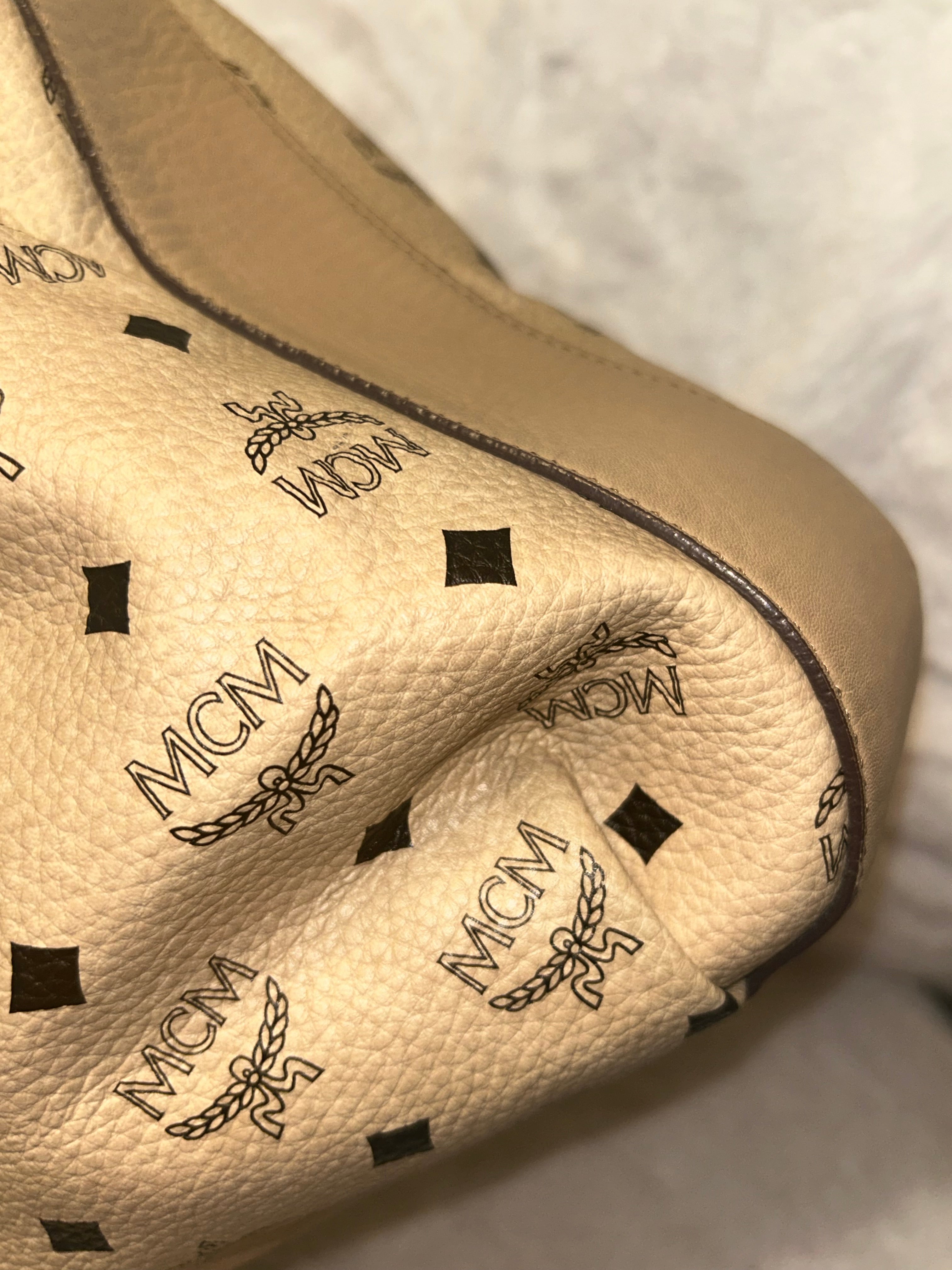 MCM Visetos Canvas Tote