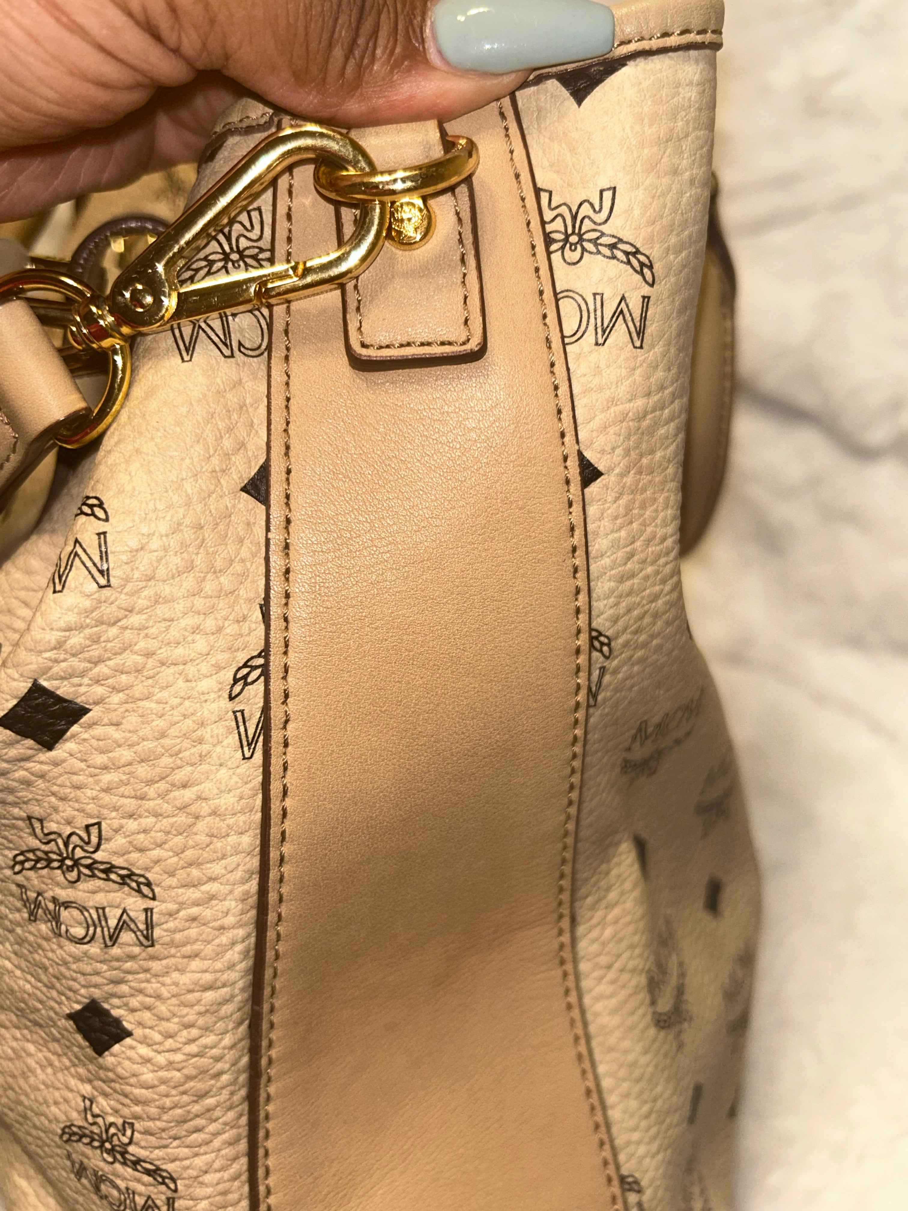 MCM Visetos Canvas Tote